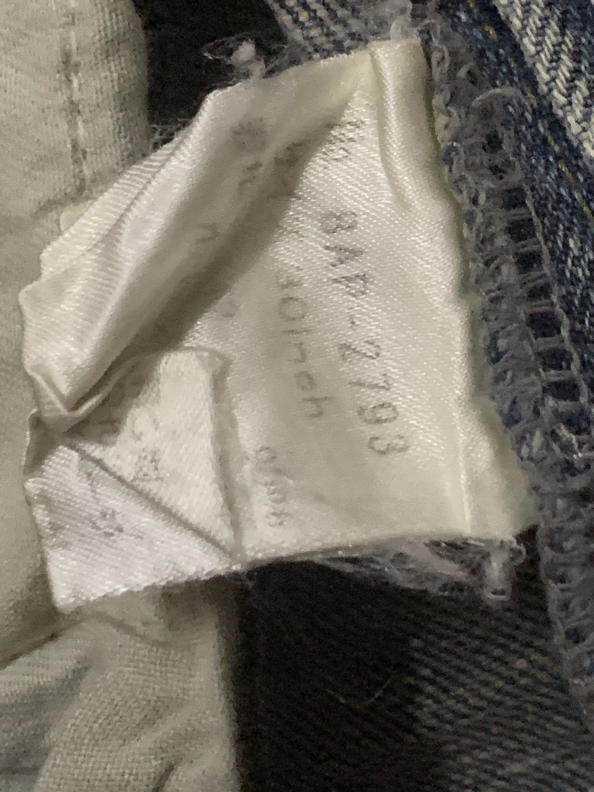 If Six Was Nine Ozone Rocks Distress Denim Patchworh Selvedge Jeans Size US 32 / EU 48 - 8 Thumbnail