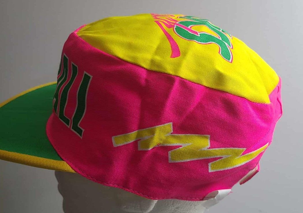 Asics VINTAGE USA ASICS YELLOW REVERSABLE RUNNING CAP,neon,80s,90s Size ONE SIZE - 8 Thumbnail