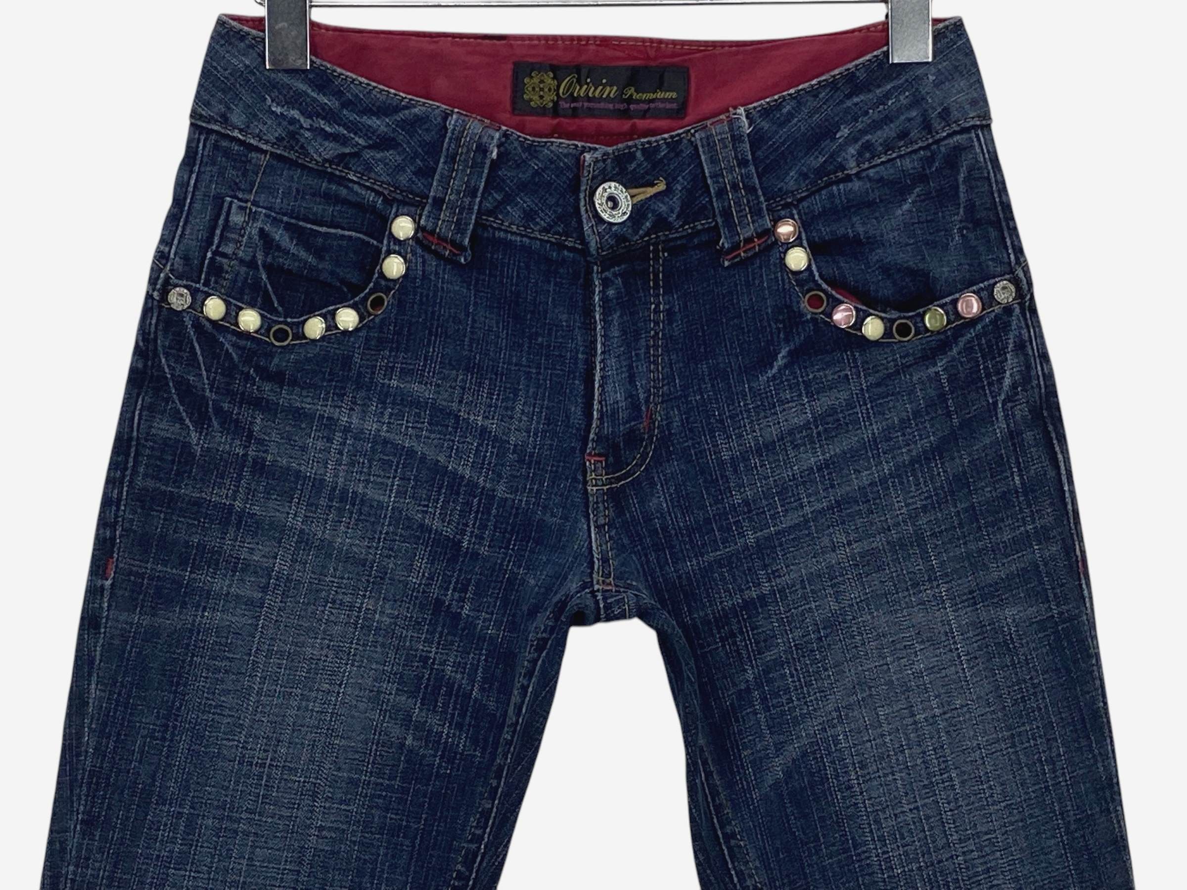 Japanese Brand Oririn Jeans Straight Leg Jeans Punk Grunge Jeans Size 25" / US 0 / IT 36 - 3 Thumbnail