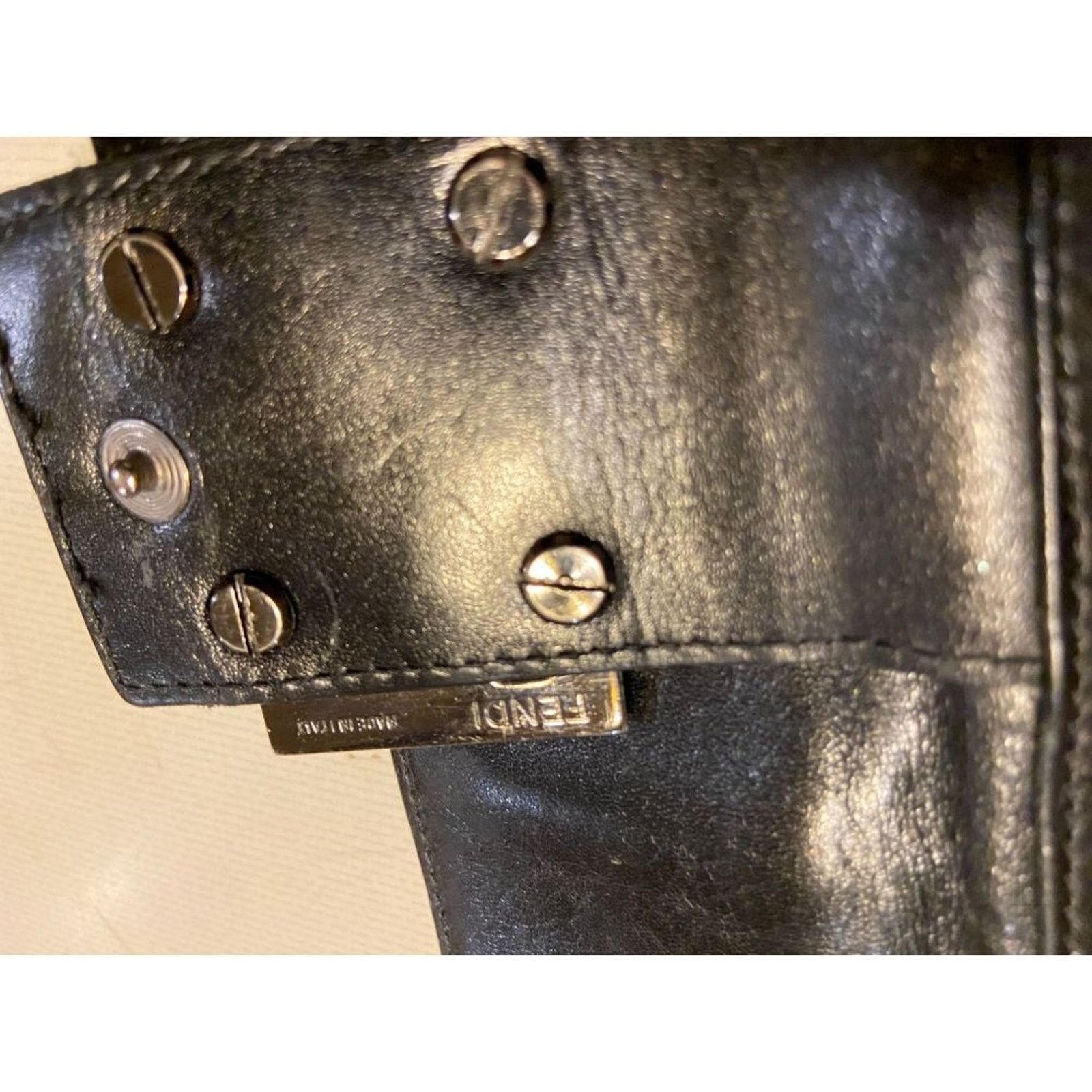 Fendi Fendi Vintage Leather & Logo Wallet Size ONE SIZE - 12 Thumbnail