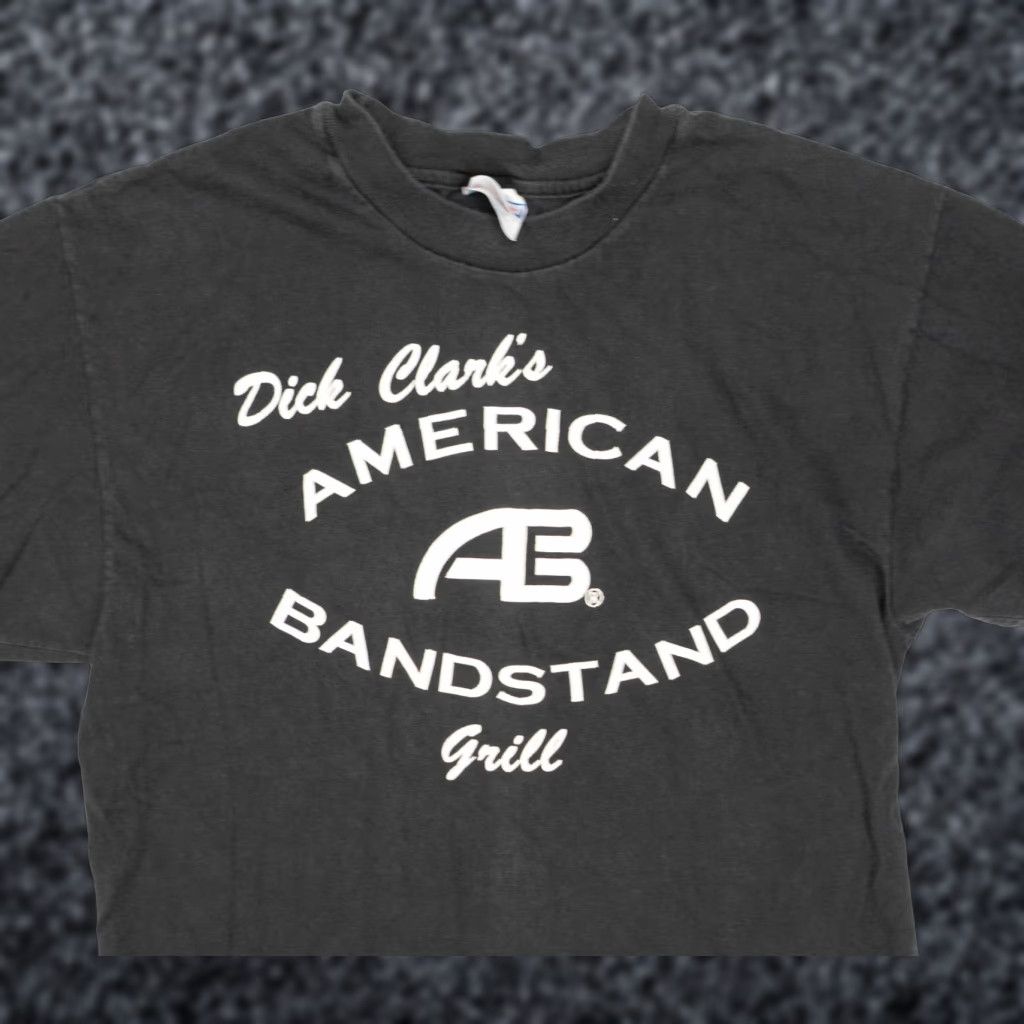Hanes VINTAGE Hanes Beefy-T T-Shirt Men XL 90s Dick Clark Band Tee Black Faded Grunge USA 1990s Size US XL / EU 56 / 4 - 1 Thumbnail