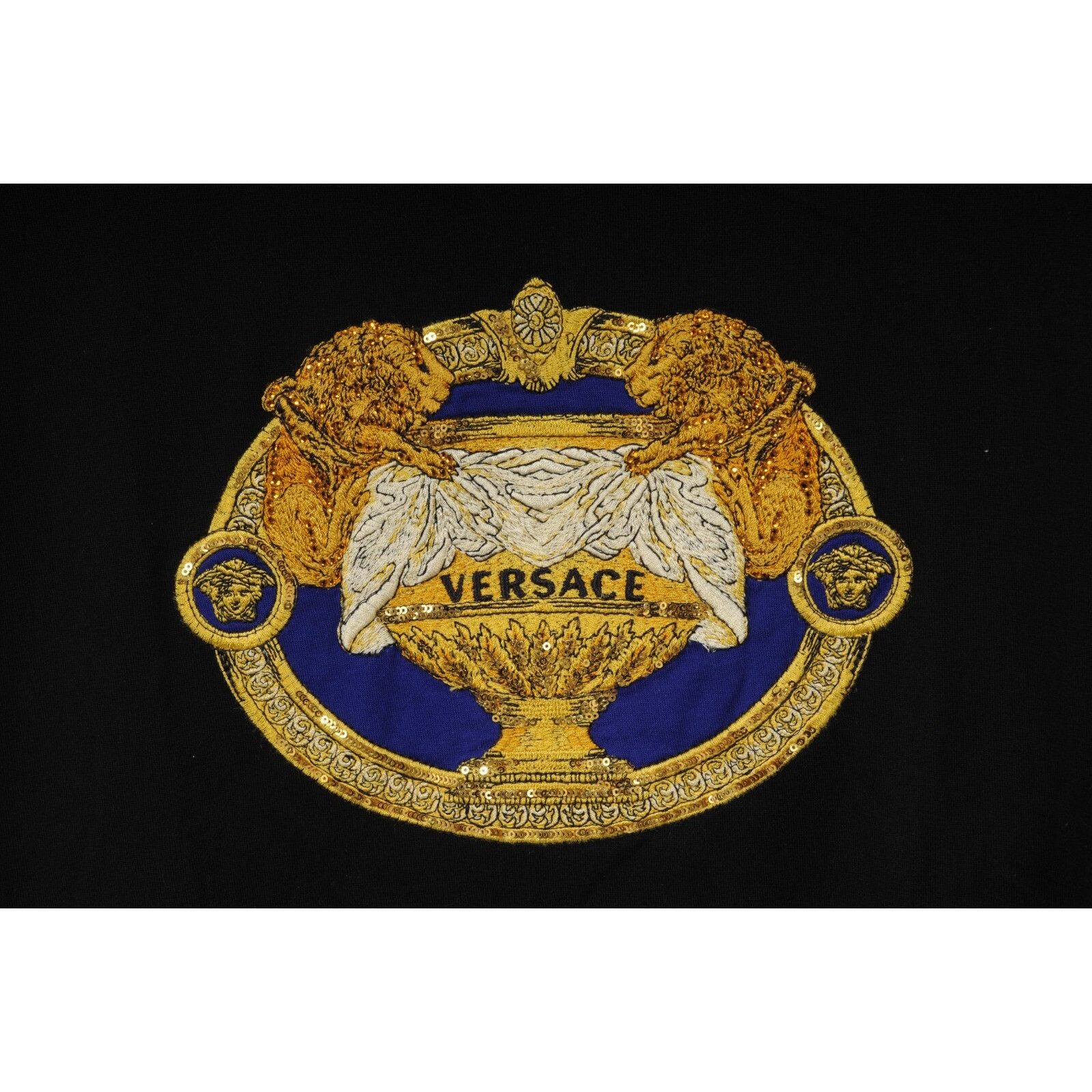 Versace La Coupe Des Dieux Embroidered T Shirt Size US XXL / EU 58 / 5 - 3 Thumbnail