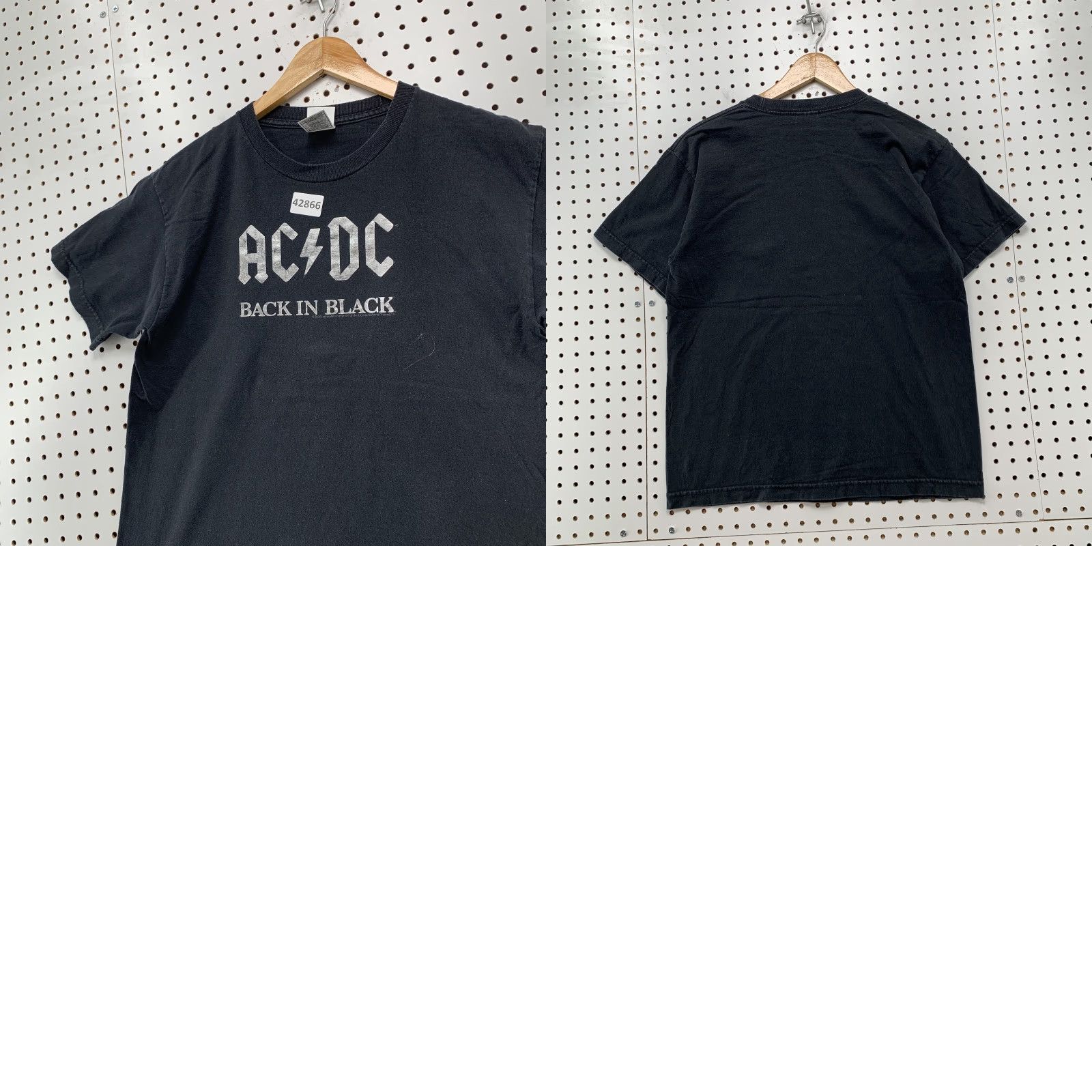 Vintage VINTAGE ACDC Back In Black Shirt Men XL Black Alstyle Music Tee Size US XL / EU 56 / 4 - 8 Thumbnail