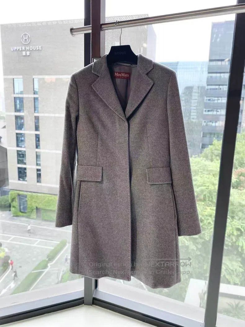 Max Mara Max Mara Grey wool coat Size XS / US 0-2 / IT 36-38 - 2 Thumbnail