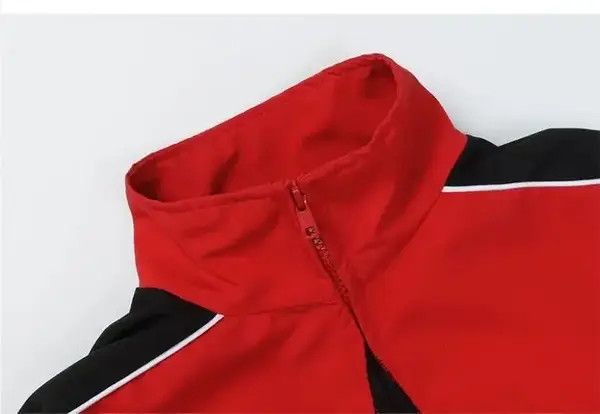 VIBE Jacket windbreaker Harajuku style stars Y2k zipper patchwork Size US L / EU 52-54 / 3 - 6 Thumbnail