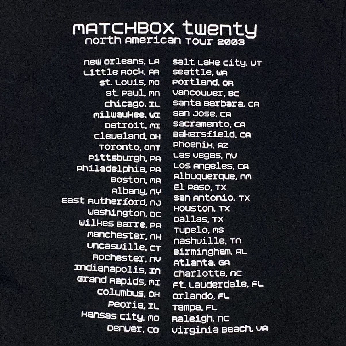 Band Tees Vintage Y2K matchbox twenty 20 Size US M / EU 48-50 / 2 - 4 Thumbnail