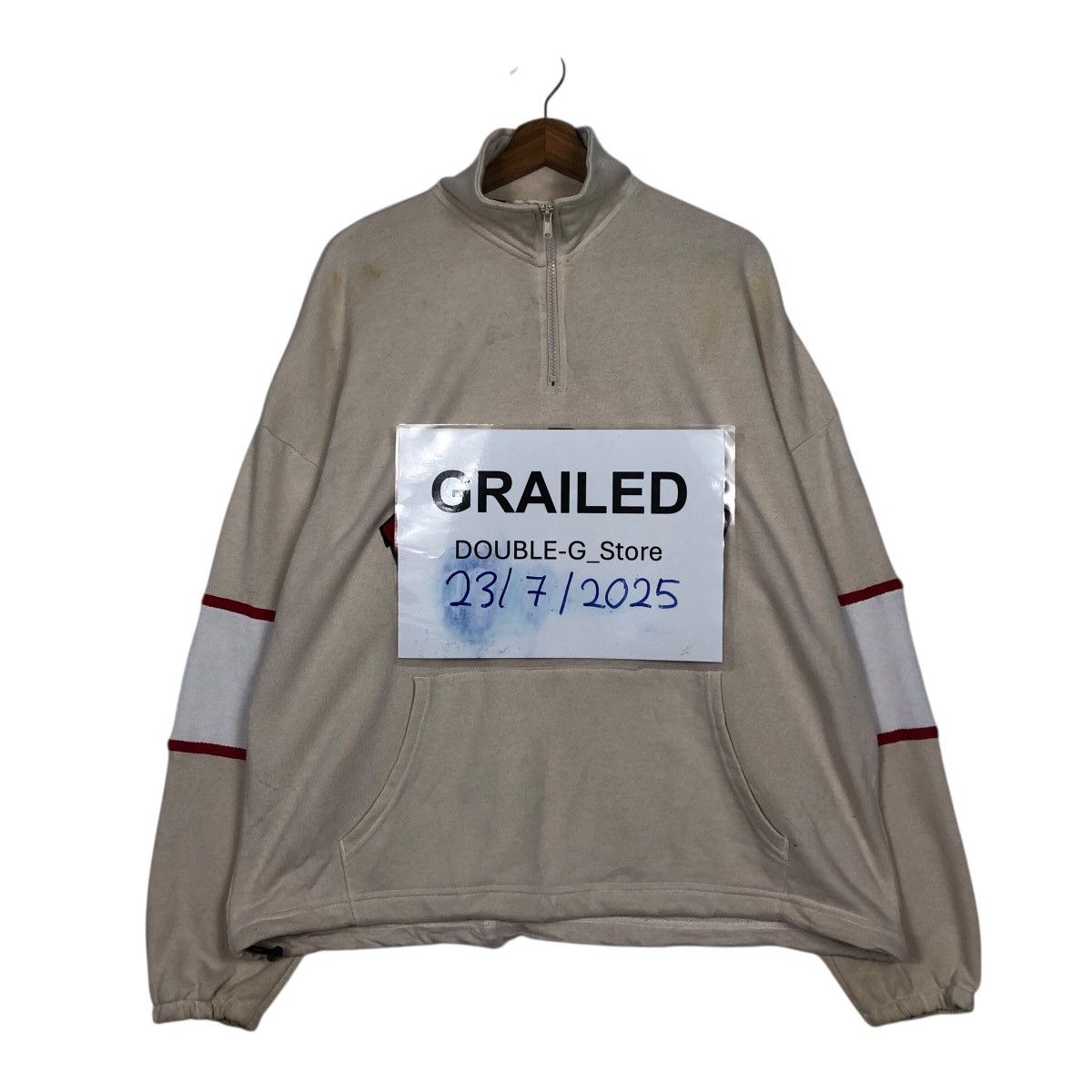 In The Attic 📌Vintage Sweatshirt Collar In The Attic Design Spell Out Size US M / EU 48-50 / 2 - 1 Thumbnail