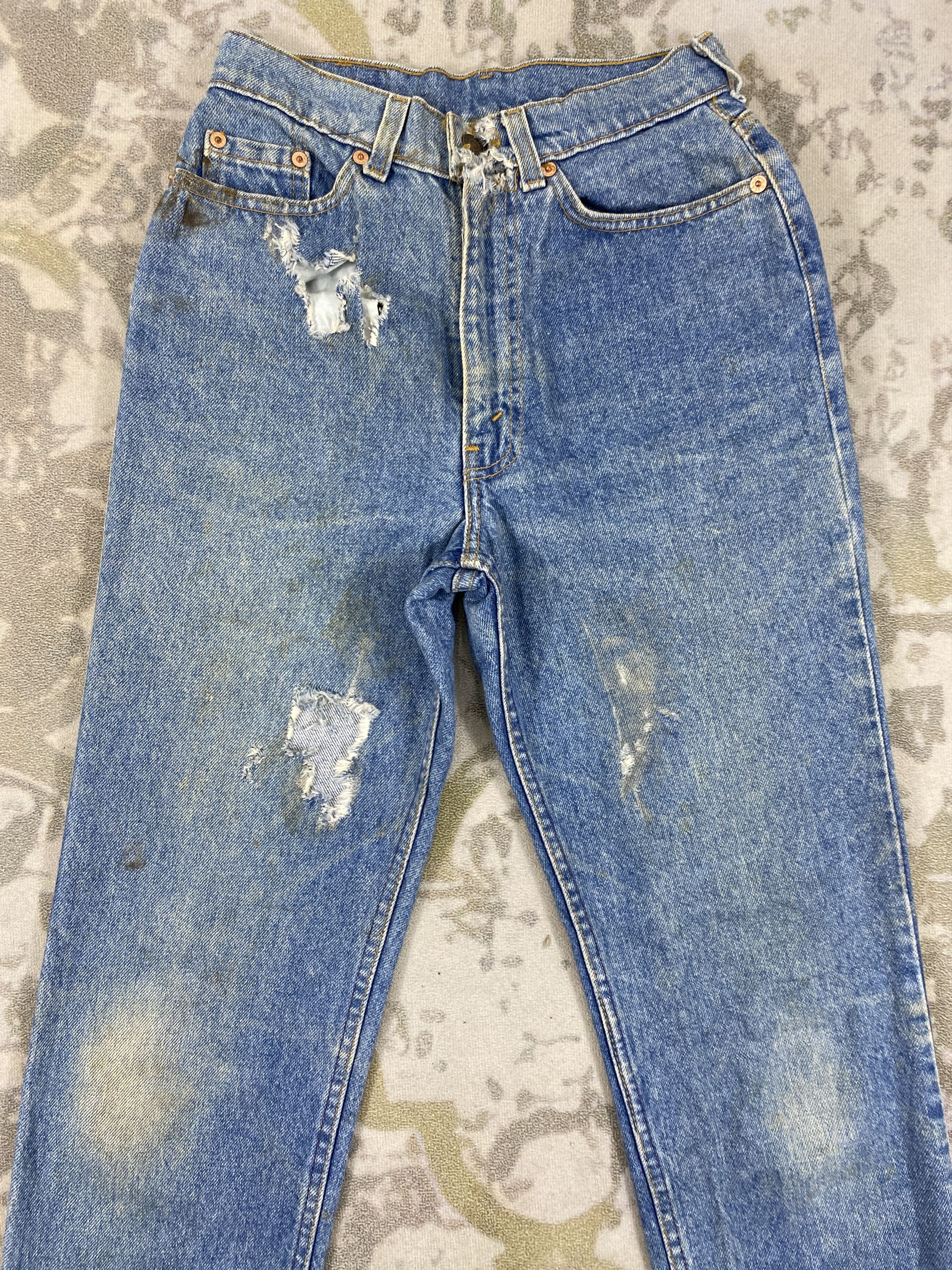 Levi's Faded Blue Vintage Levi's 510 Jeans 27x31.5 Denim JN3487 Size US 27 - 3 Thumbnail