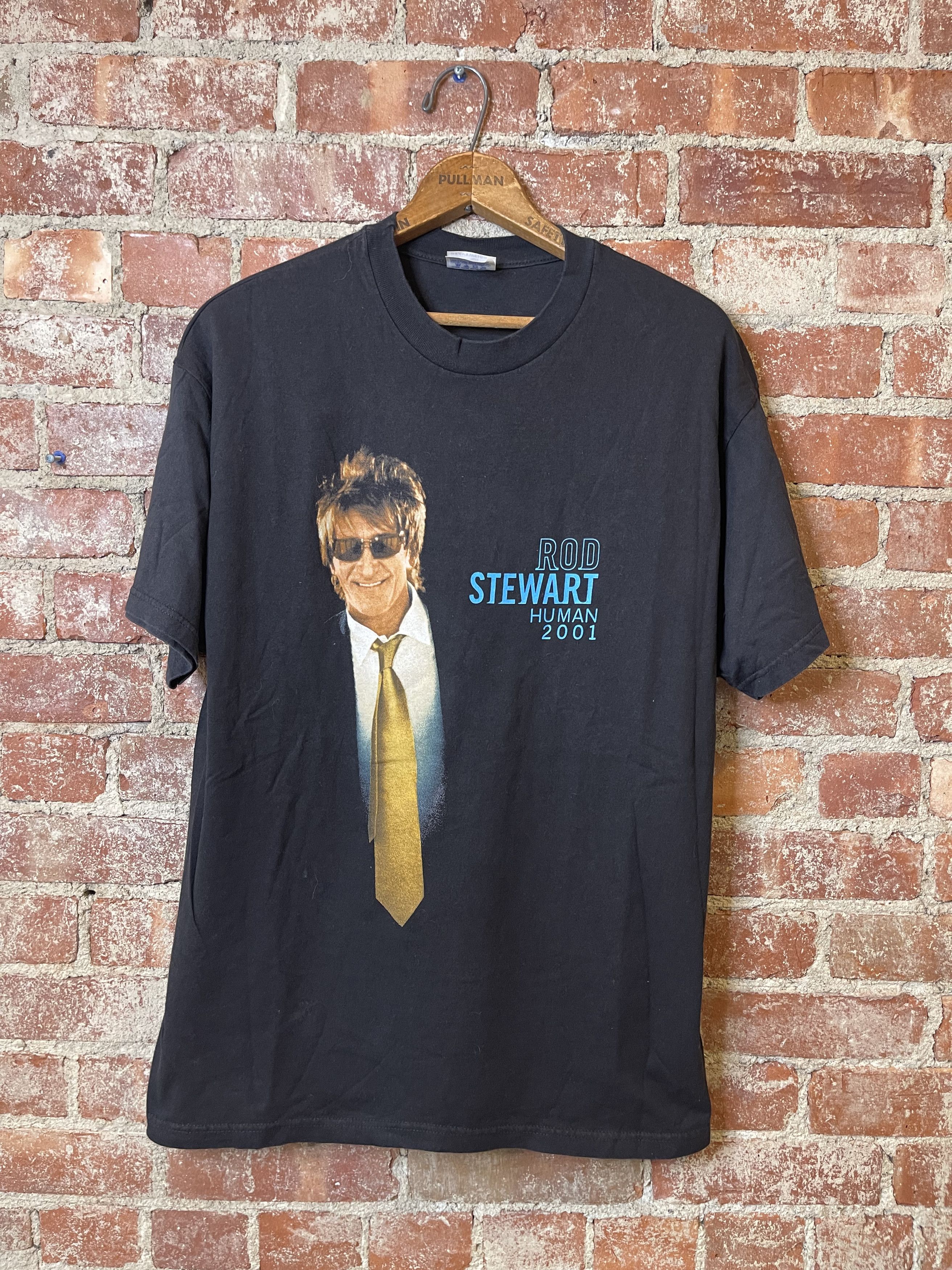 Band Tees × Vintage 2001 Rod Steward Human Tour Concert T-Shirt Size US L / EU 52-54 / 3 - 2 Thumbnail