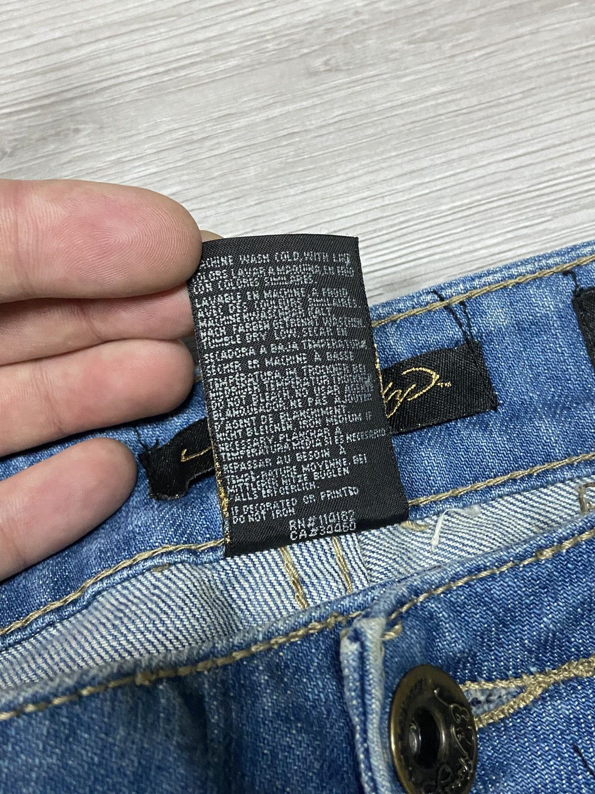 Ed Hardy Ed Hardy big logo vintage denim jeans Size 29" - 9 Thumbnail