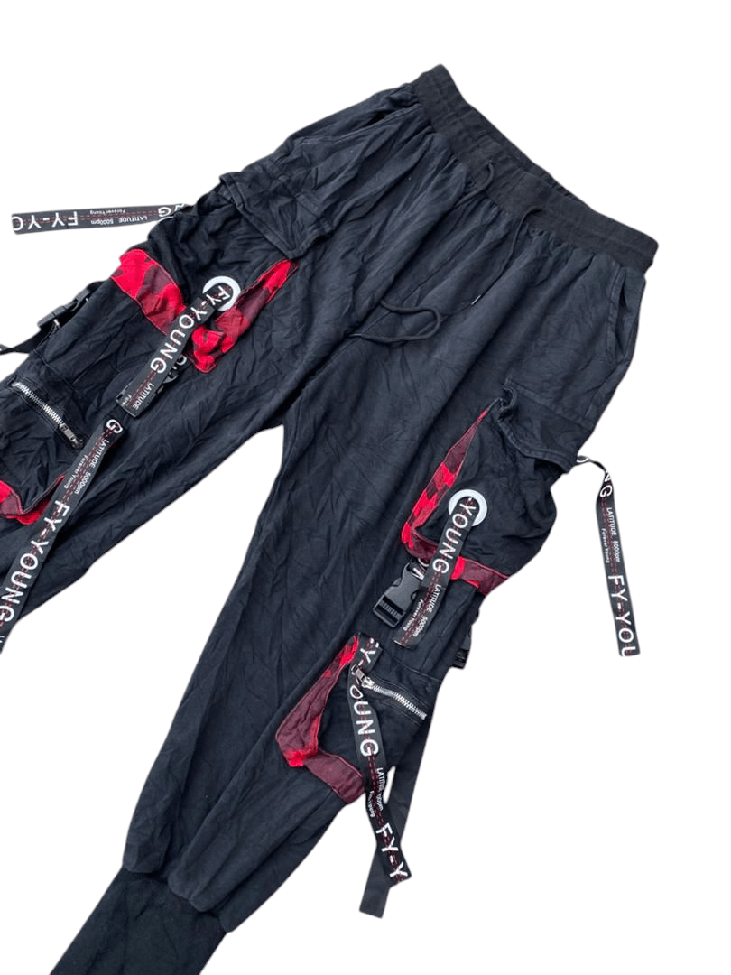Japanese Brand Very Nice💥Forever Young Mens Cargo Pants Size US 32 / EU 48 - 2 Thumbnail