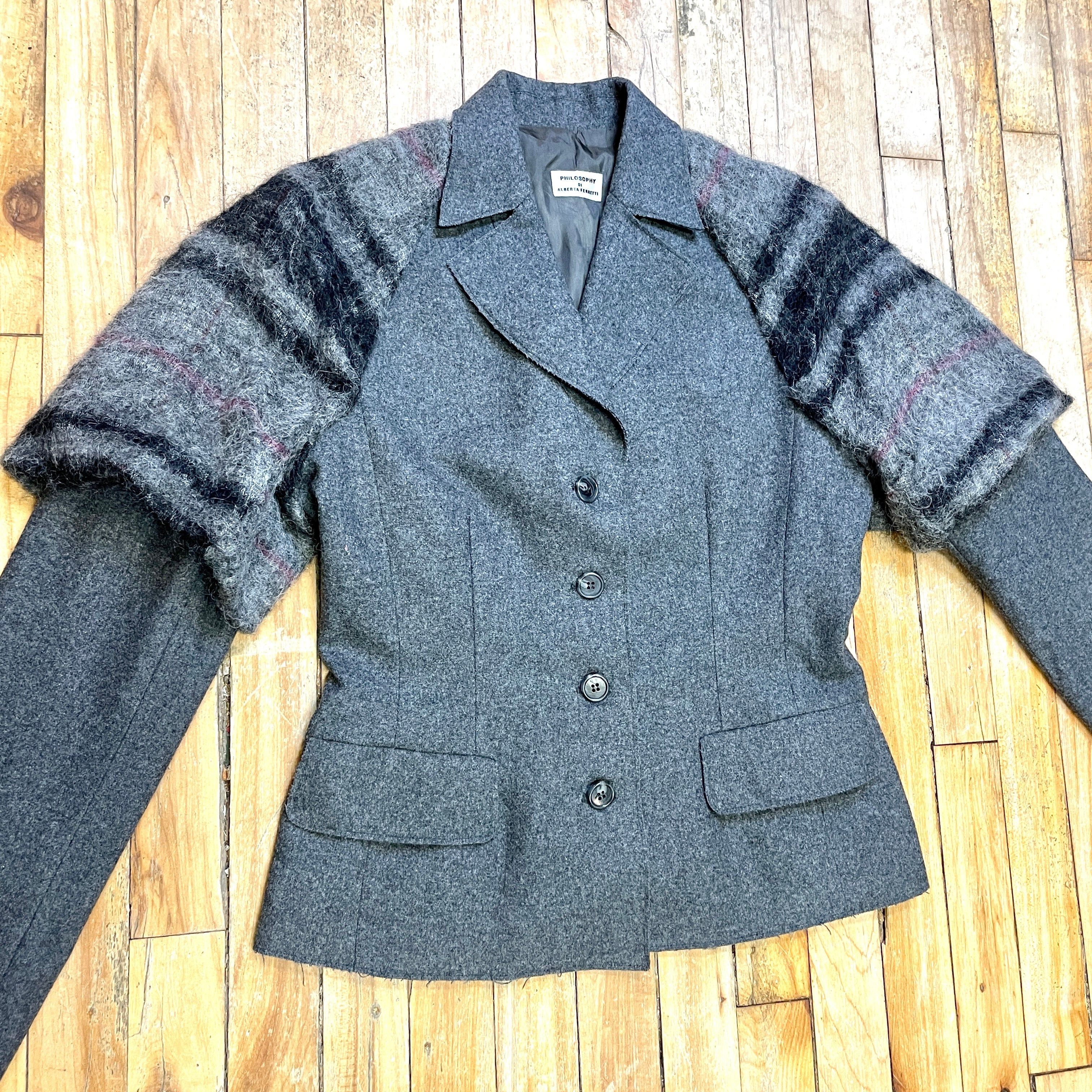 Other Vintage Philosophy Di Alberta Ferretti Designer Wool Blend Women's Blazer Size S Size S / US 4 / IT 40 - 2 Thumbnail