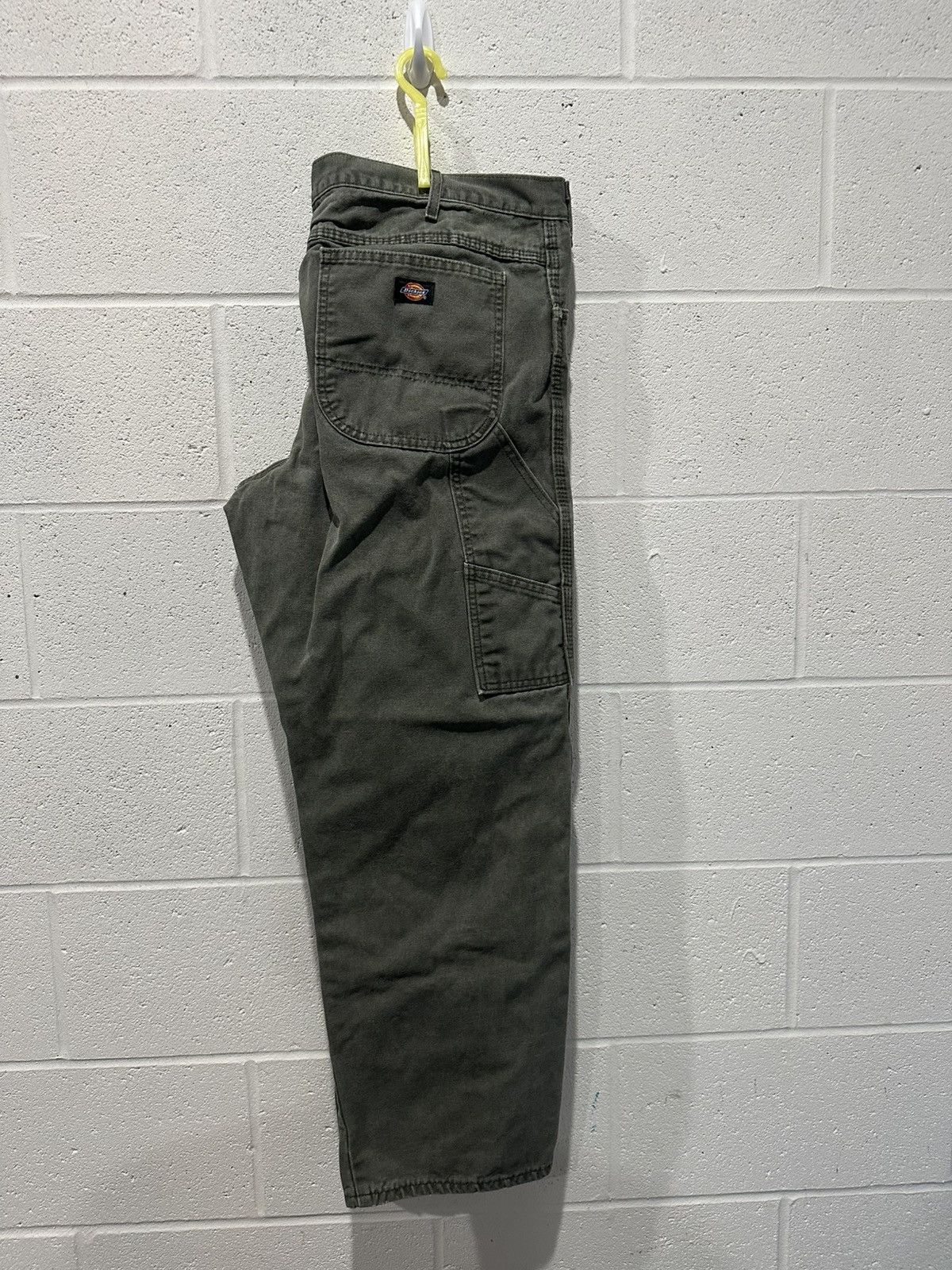 Dickies Dickies Carpenter Pants Faded Olive Green Canvas 38x30 Size US 38 / EU 54 - 1 Thumbnail