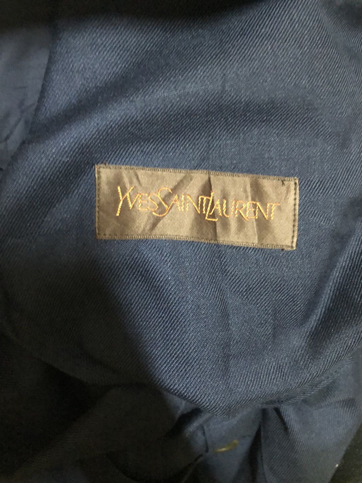 Vintage × Yves Saint Laurent Vintage Yves Saint Laurent Chore Blazer Size S / US 4 / IT 40 - 3 Thumbnail