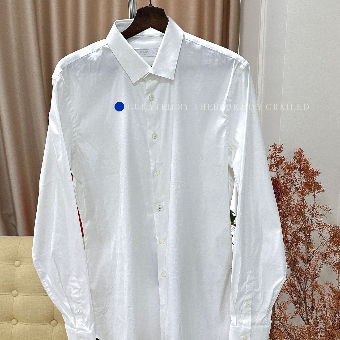 Prada Elegant White Long Sleeve Button Up Shirt Size US L / EU 52-54 / 3 - 1 Thumbnail