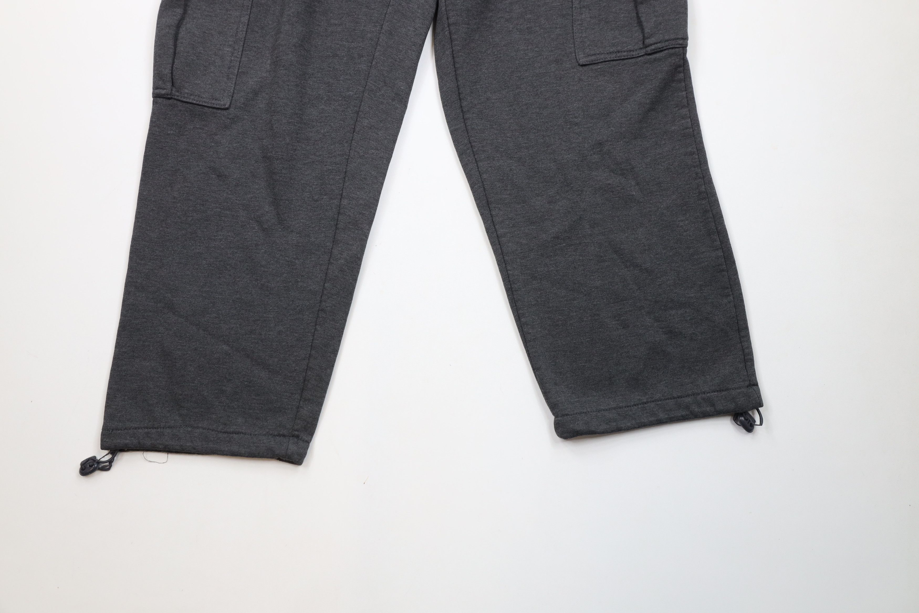 Vintage Vintage 90s Y2K Streetwear Heavyweight Leg Cargo Sweatpants Size US 36 / EU 52 - 4 Thumbnail