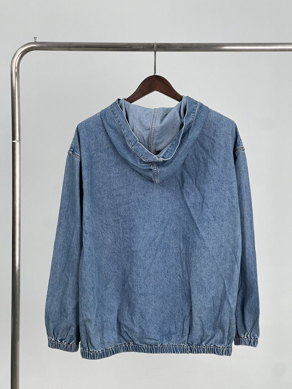 Stussy Vintage stussy denim hoodie M Size US M / EU 48-50 / 2 - 8 Thumbnail