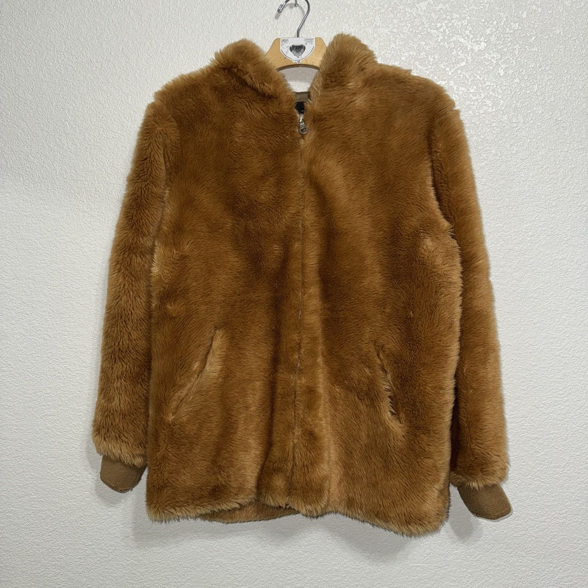 A.P.C. Vintage A.P.C Brown Shaggy Fur Hoodie RIRI ZIPPERS Size US M / EU 48-50 / 2 - 1 Thumbnail