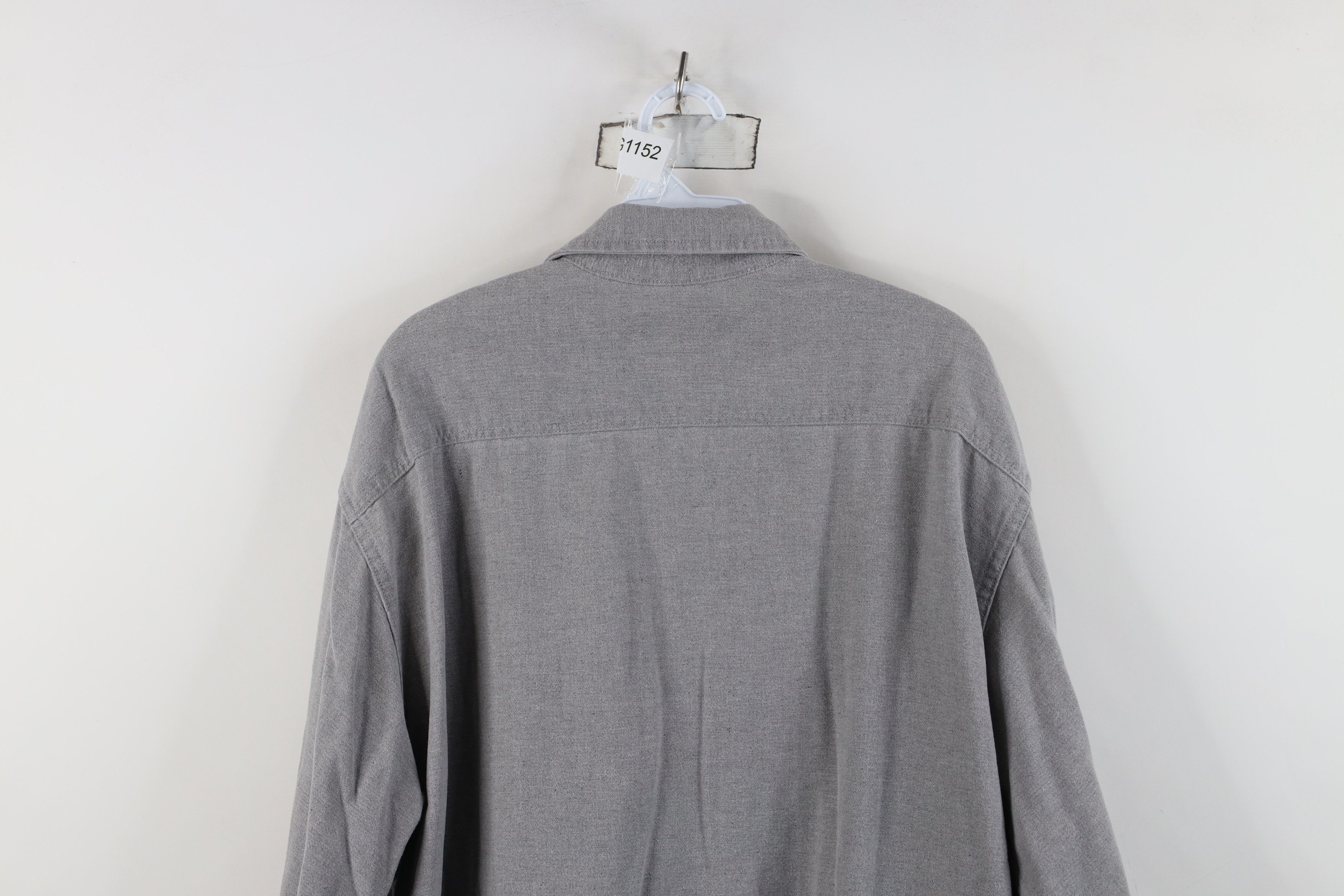 Vintage Vintage 70s Streetwear Chamois Collared Button Shirt USA Size US XL / EU 56 / 4 - 12 Thumbnail