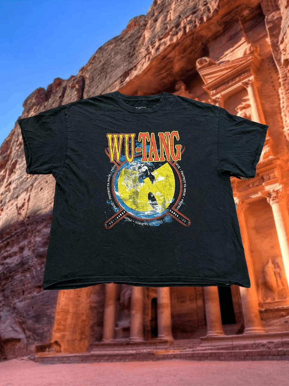 Wu-Tang Clan luxury black Vintage big print T-Shirt Y2K Wu-Tang Clan 3XL Size US XXL / EU 58 / 5 - 1 Thumbnail