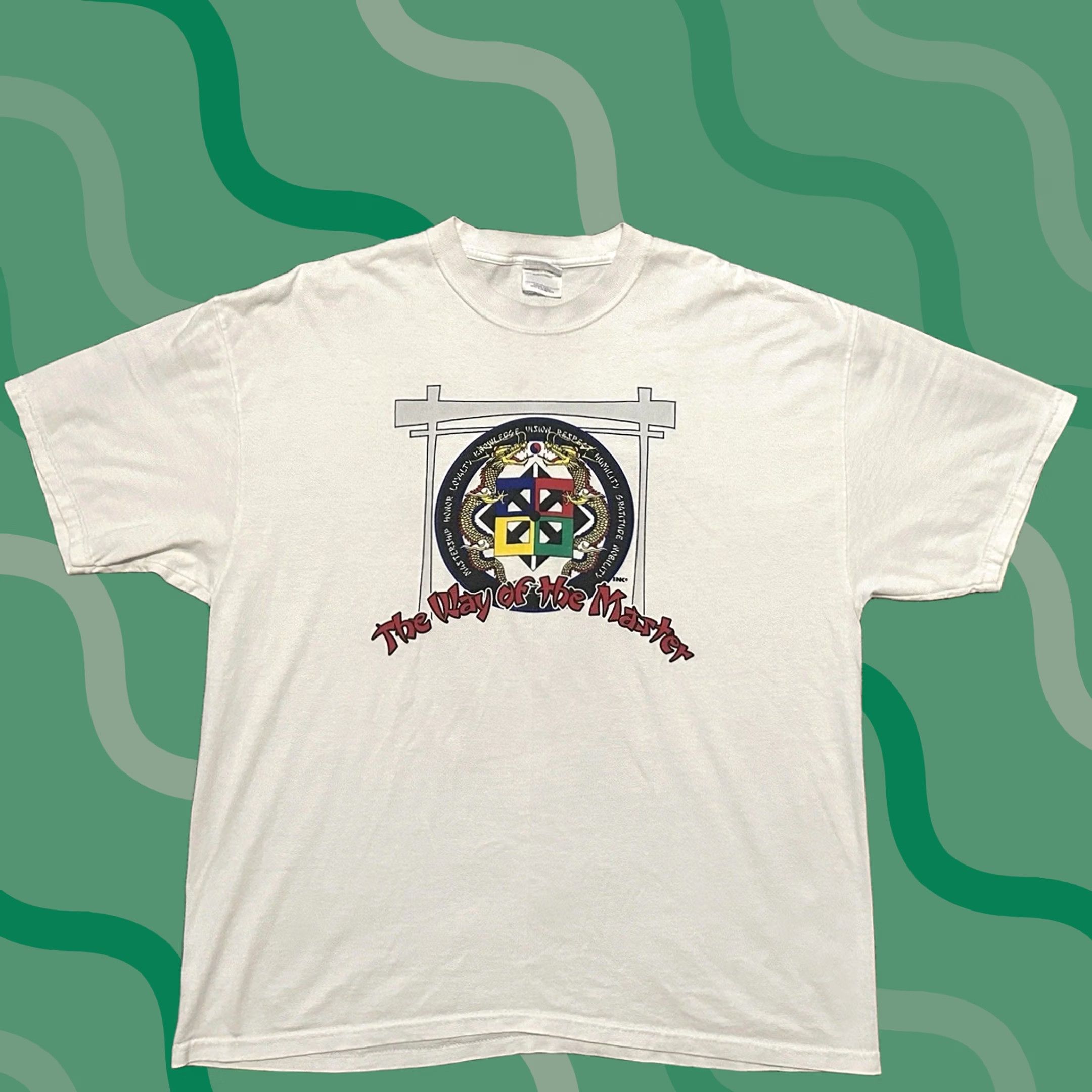 Hanes VINTAGE Hanes Dragon Graphic Print Shirt Mens XL White Short Sleeve Crew Neck Art All Seasons Clothing Size US XL / EU 56 / 4 - 1 Thumbnail