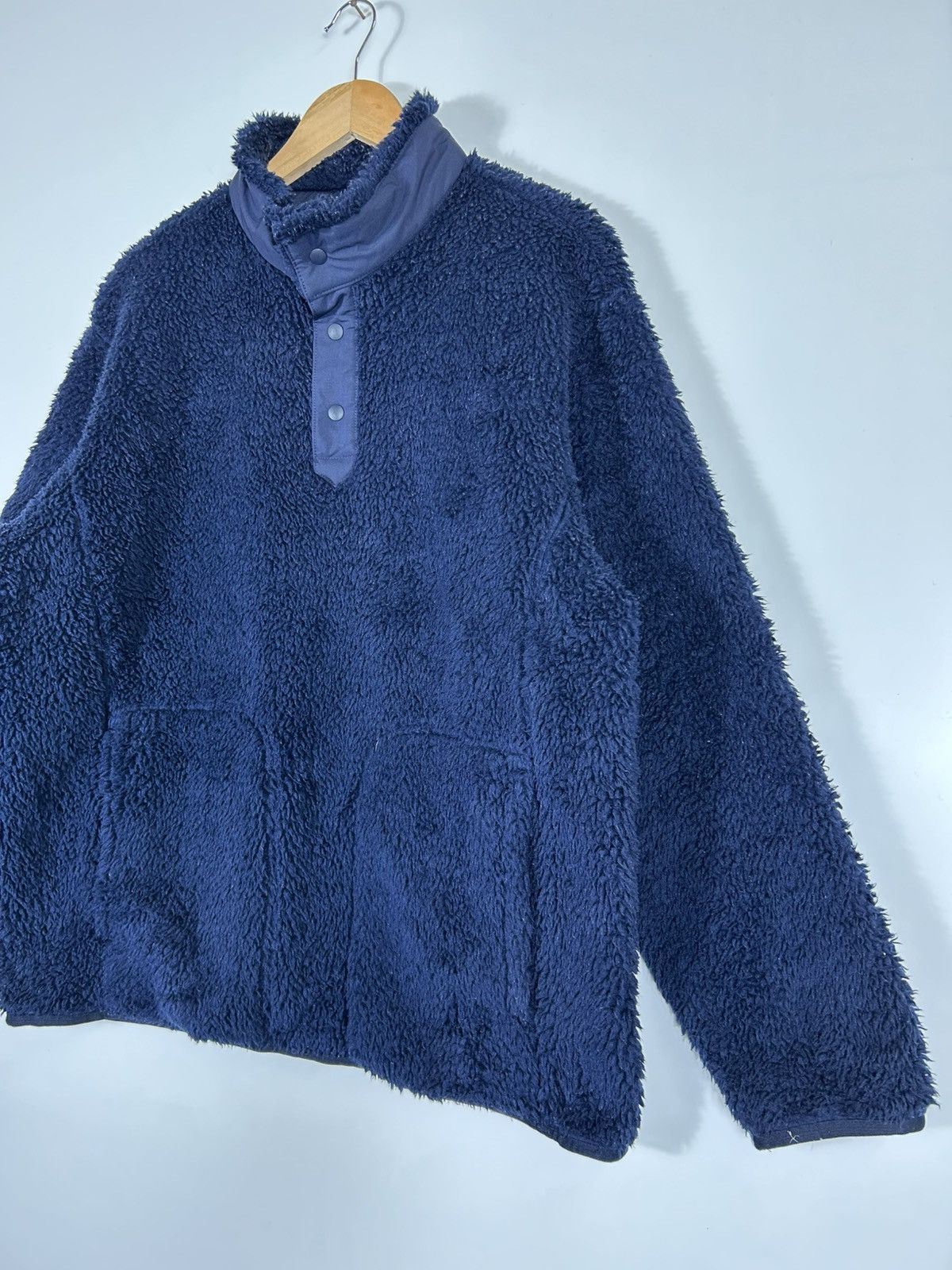 Uniqlo × White Mountaineering 🔥White Mountaineering❌Uniqlo Fleece Snap Button Sweatshirt Size US L / EU 52-54 / 3 - 3 Thumbnail