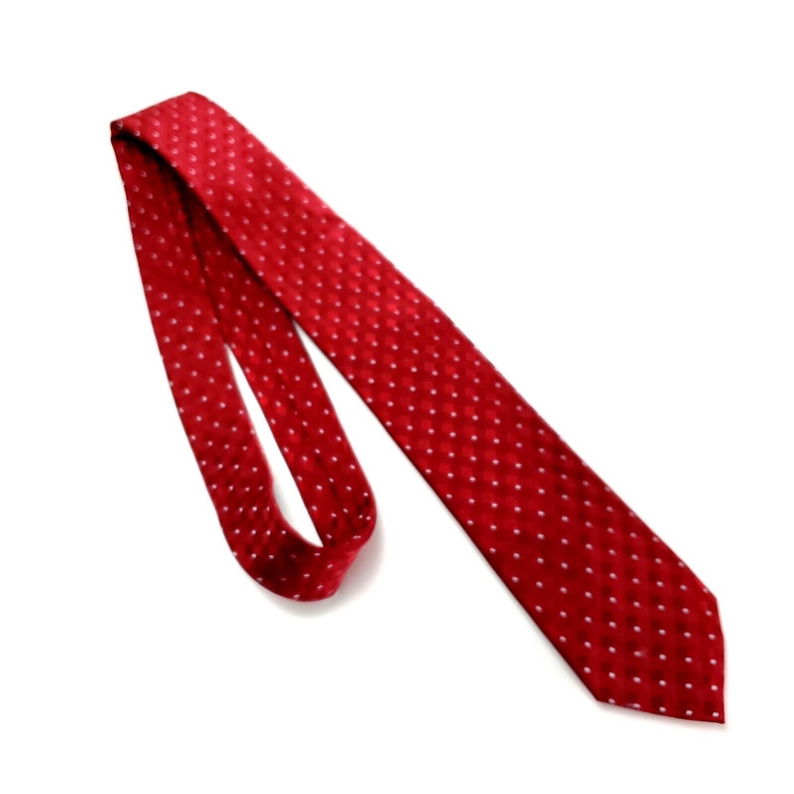 Perry Ellis Perry Ellis Portfolio Silk Tie Woven Skinny Geometric Size ONE SIZE - 6 Thumbnail