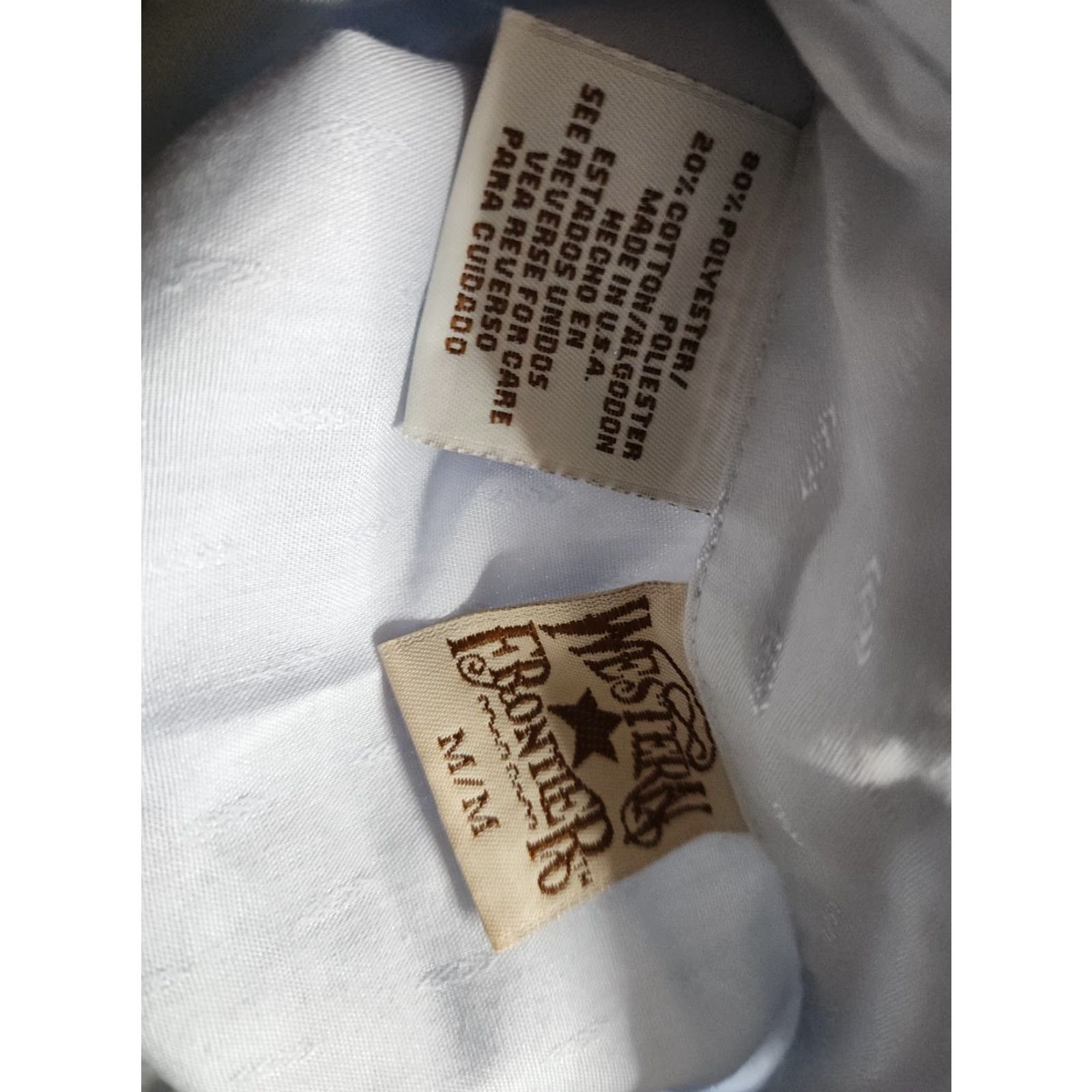 Vintage VINTAGE Western Frontier Shirt Mens M Pearl Snap Short Sleeve Collared Blue Cotton Polyester Western 80s Cowboy Vintage Mens Size US M / EU 48-50 / 2 - 5 Thumbnail