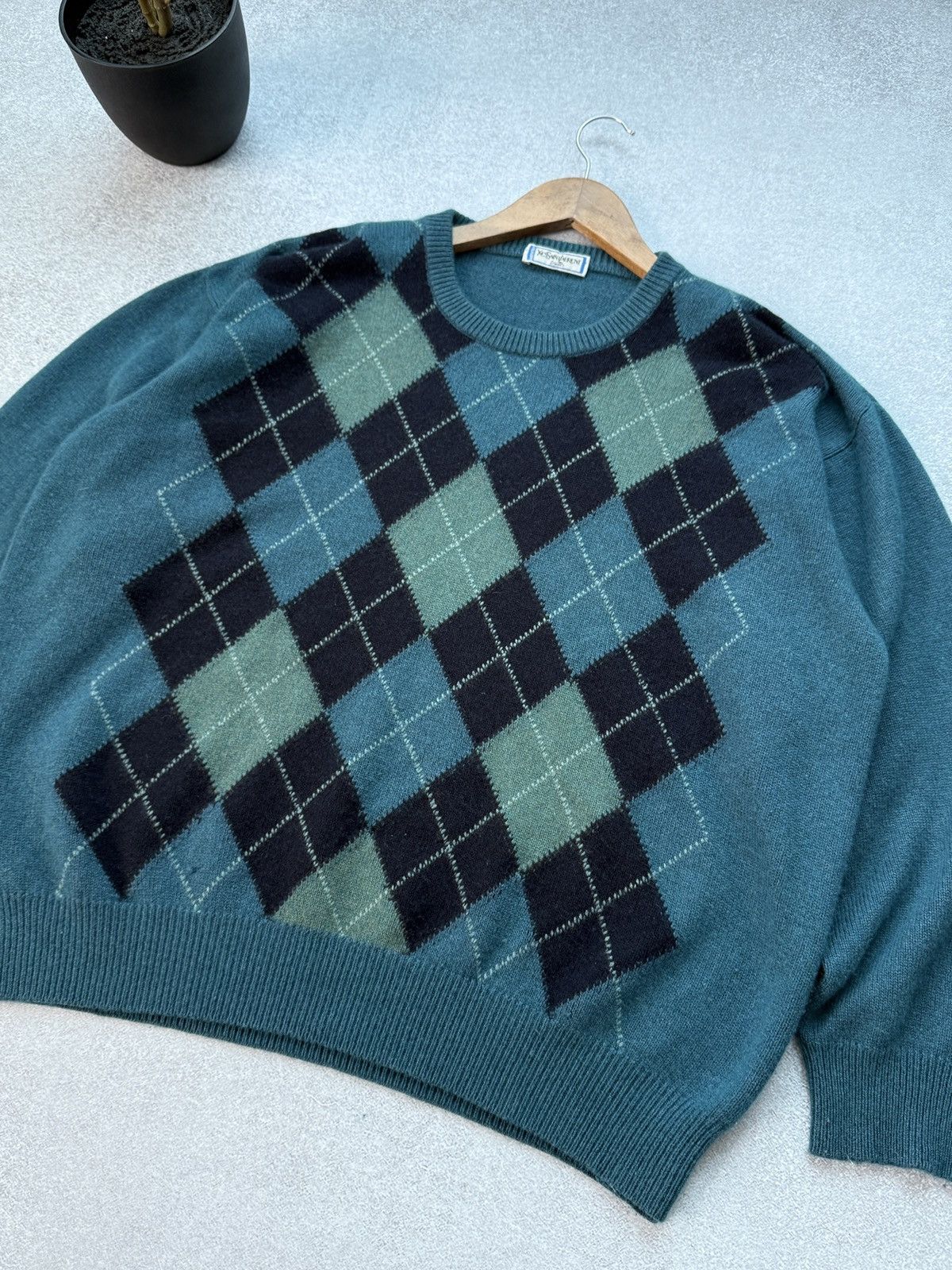 Yves Saint Laurent Vintage YSL Yves Saint Laurent Tricots Sweater Men’s L-XL Size US L / EU 52-54 / 3 - 5 Thumbnail