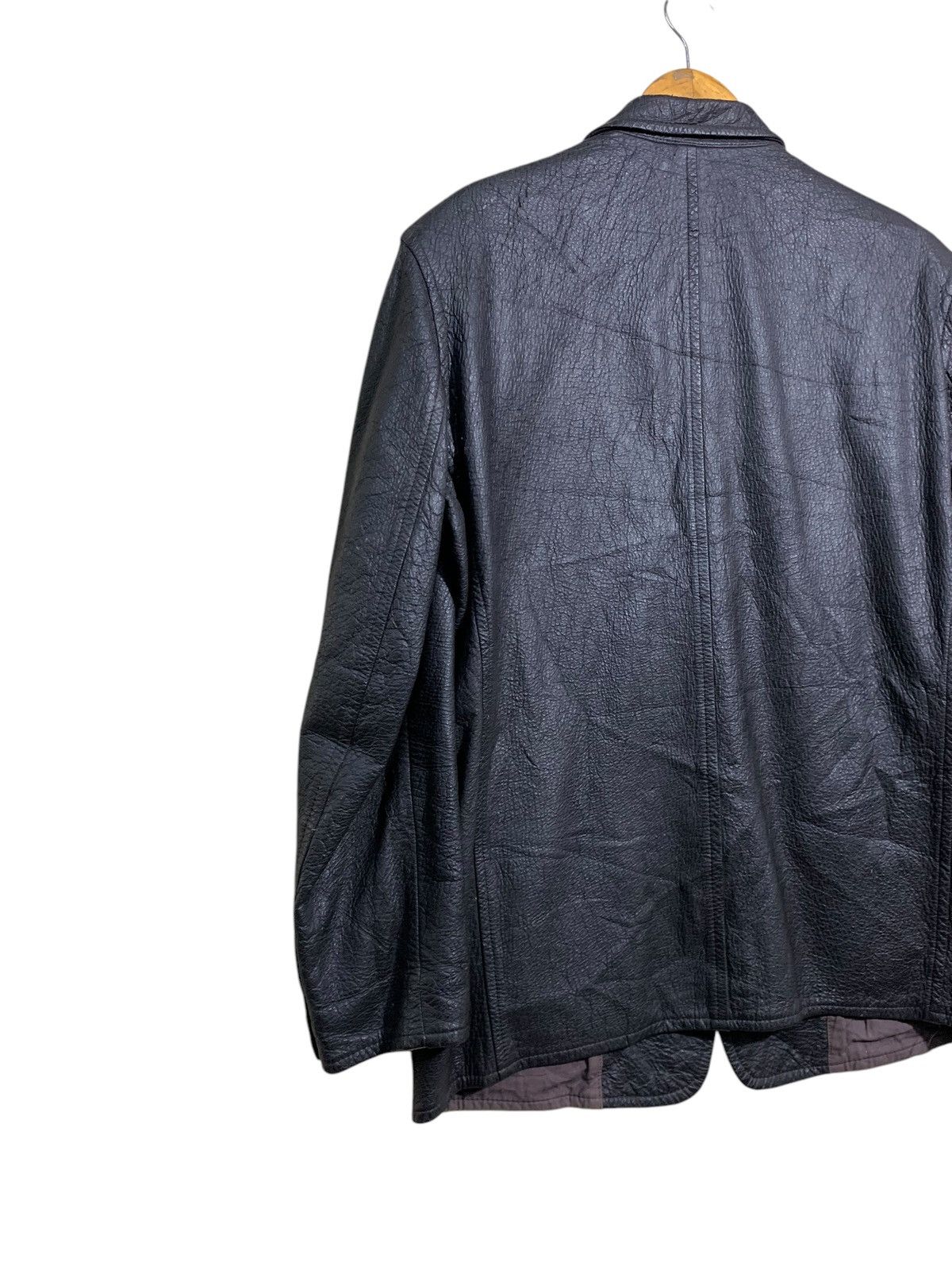 Yohji Yamamoto 🔥RARE VTG AW82 YOHJI YAMAMOTO CAPYBARA LEATHER JACKET Size US M / EU 48-50 / 2 - 7 Thumbnail