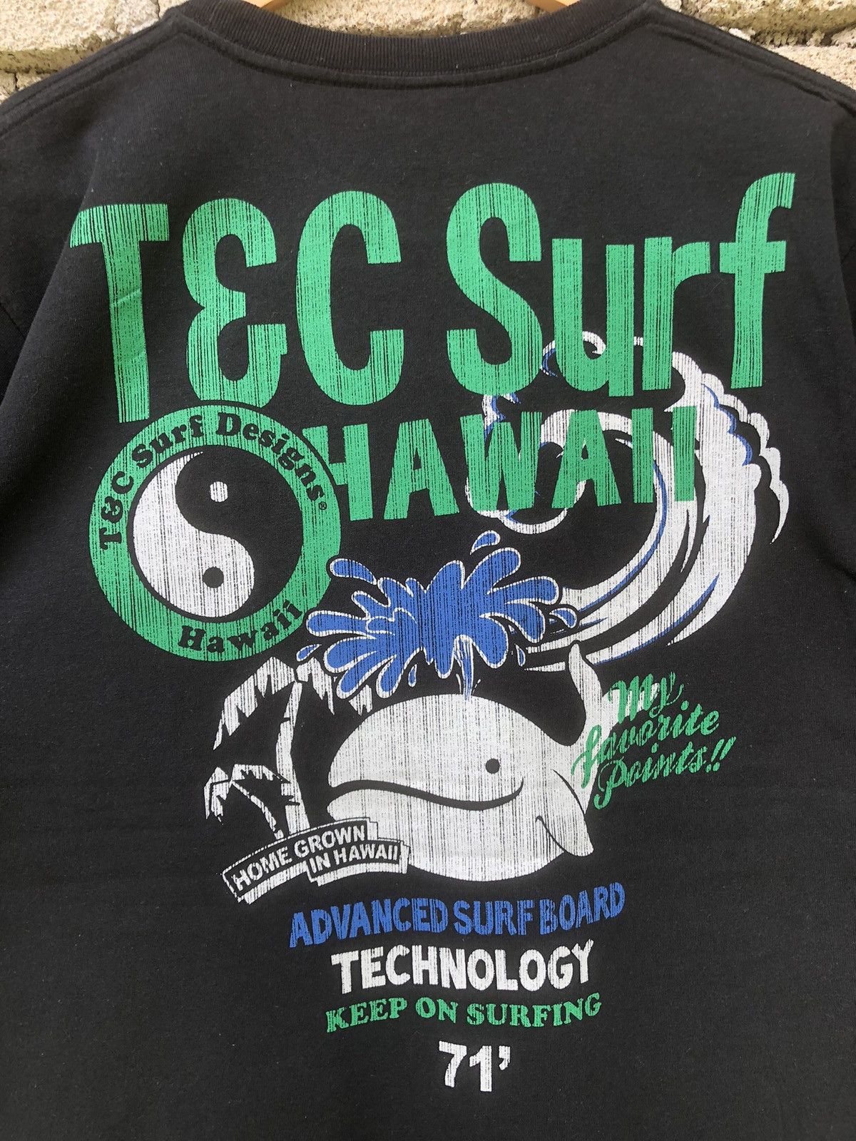 Japanese Brand Vintage Y2K T&C Surf Hawaii Crazy Backhit Tee Size US L / EU 52-54 / 3 - 4 Thumbnail
