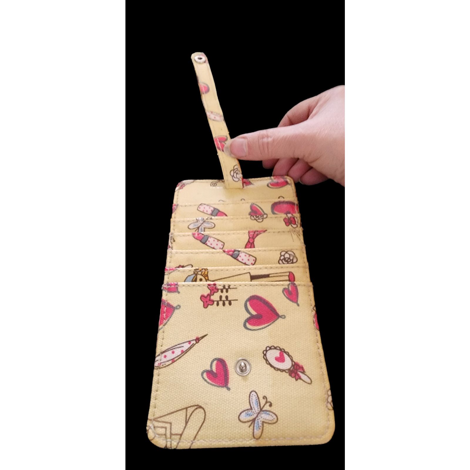 Other Super cute and fun card case wallet hearts heels lipstick Size ONE SIZE - 5 Thumbnail