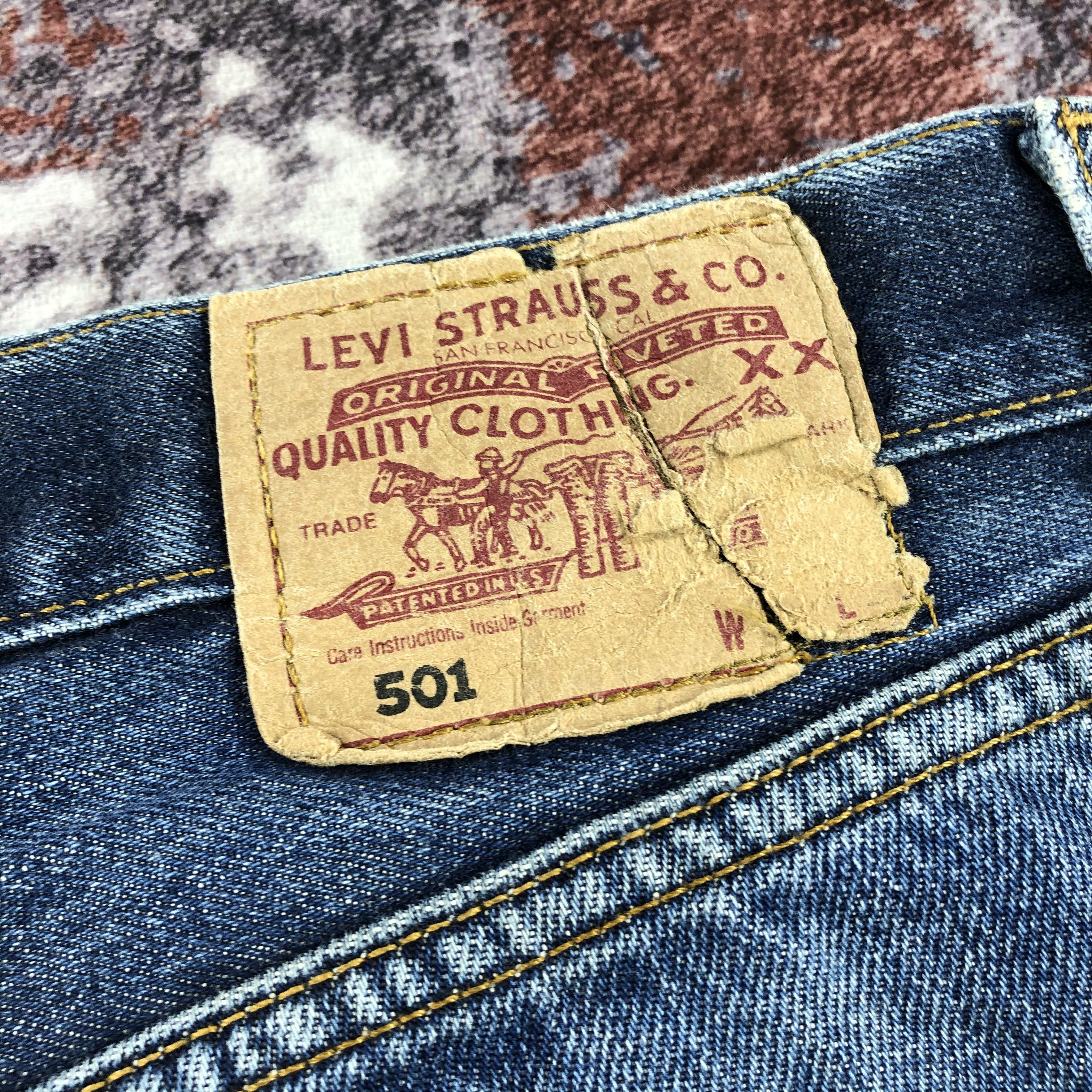 Levi's × Vintage Vintage 90s Blue Wash Levis 501 Jeans-JM2594 Size US 33 - 7 Thumbnail