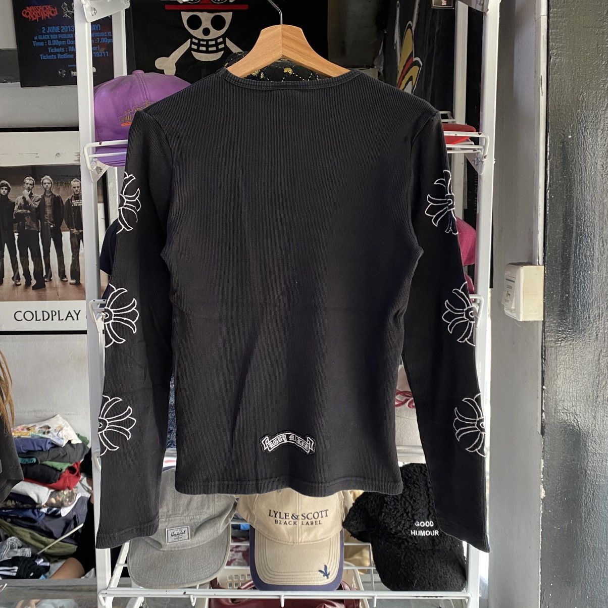 Japanese Brand Bodymaker Cross Logo Inspired Chrome Hearts Longsleeve tee Size US XS / EU 42 / 0 - 2 Thumbnail