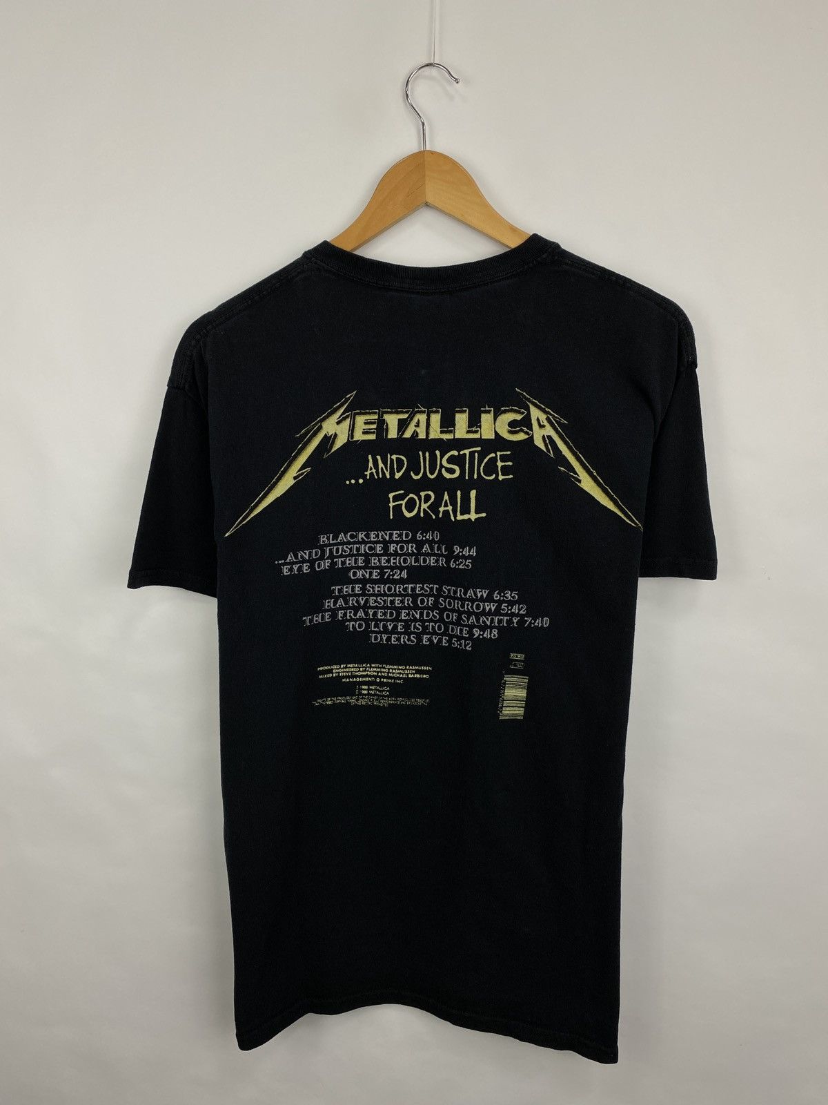 Metallica Vintage Y2K Metallica And Justice For All Rock Band T-Shirt Size US M / EU 48-50 / 2 - 6 Thumbnail