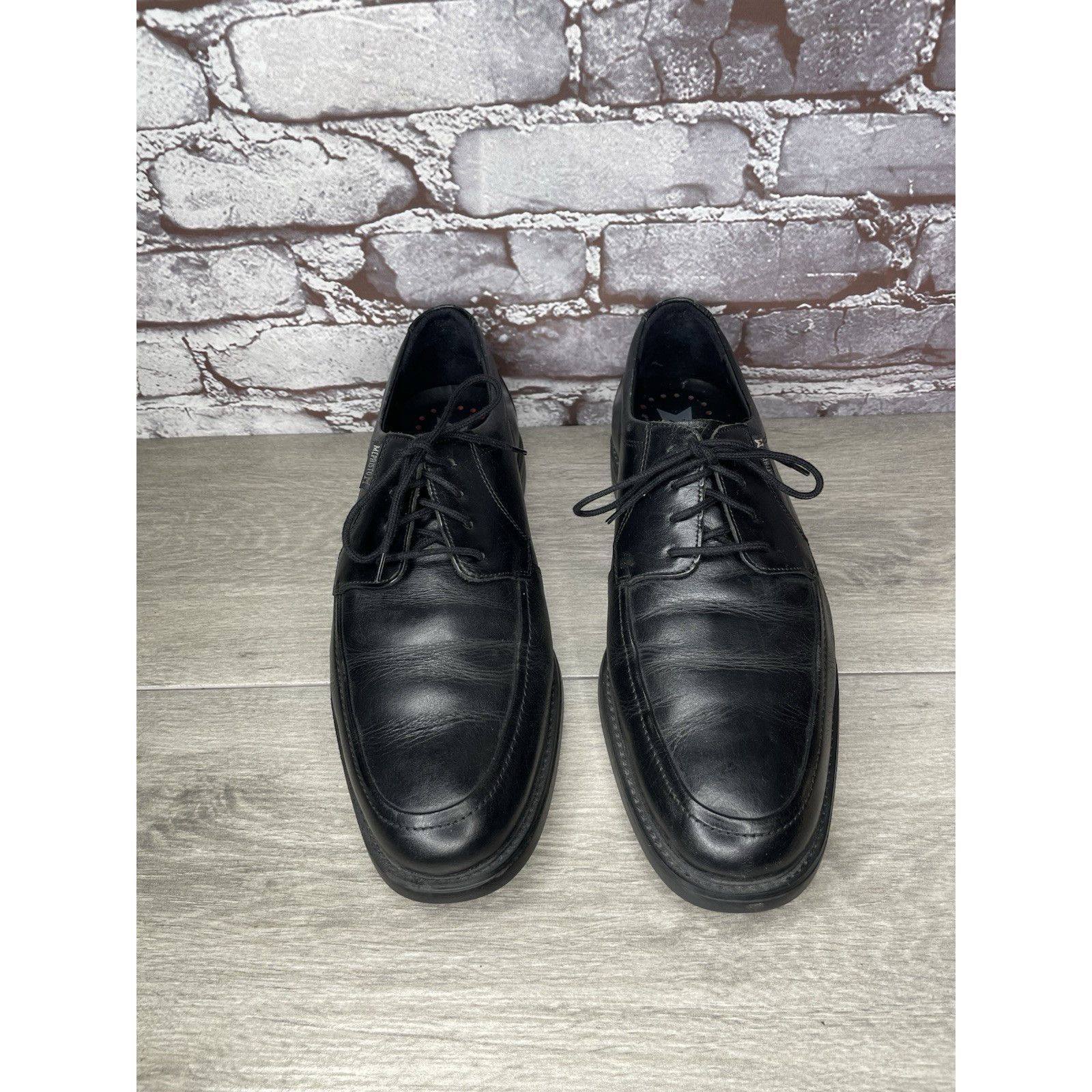 Mephisto Mephisto Air-Jet Black Leather Comfort Oxfords Casual Shoes Size US 9 / EU 42 - 12 Thumbnail