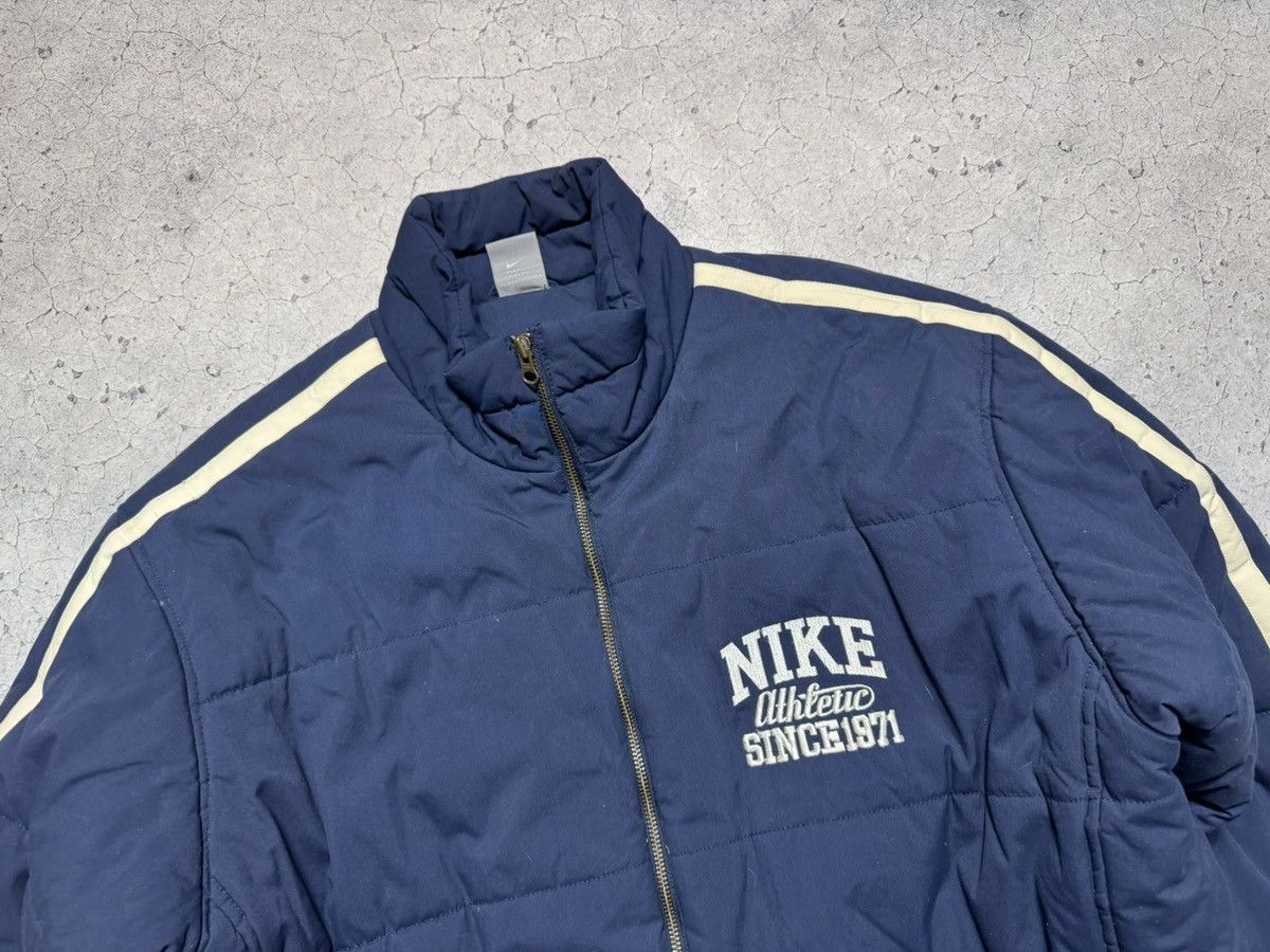 Nike Nike Athletic Swoosh Vintage Down Puffer Jacket Y2K Drill Size US XL / EU 56 / 4 - 5 Thumbnail