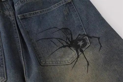 VIBE washed faded distressed hiphop flared jeans Size US 30 / EU 46 - 6 Thumbnail