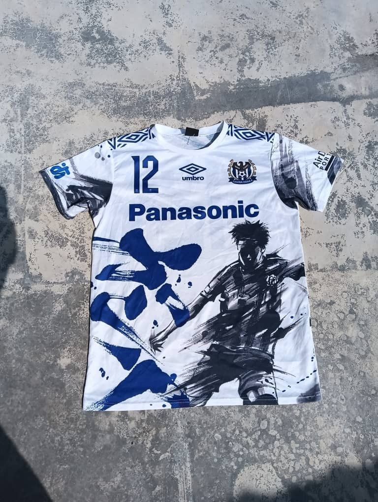 image of Soccer Jersey x Umbro Gamba Osaka Jersey Jfa League Limited in White, Men's (Size Small)