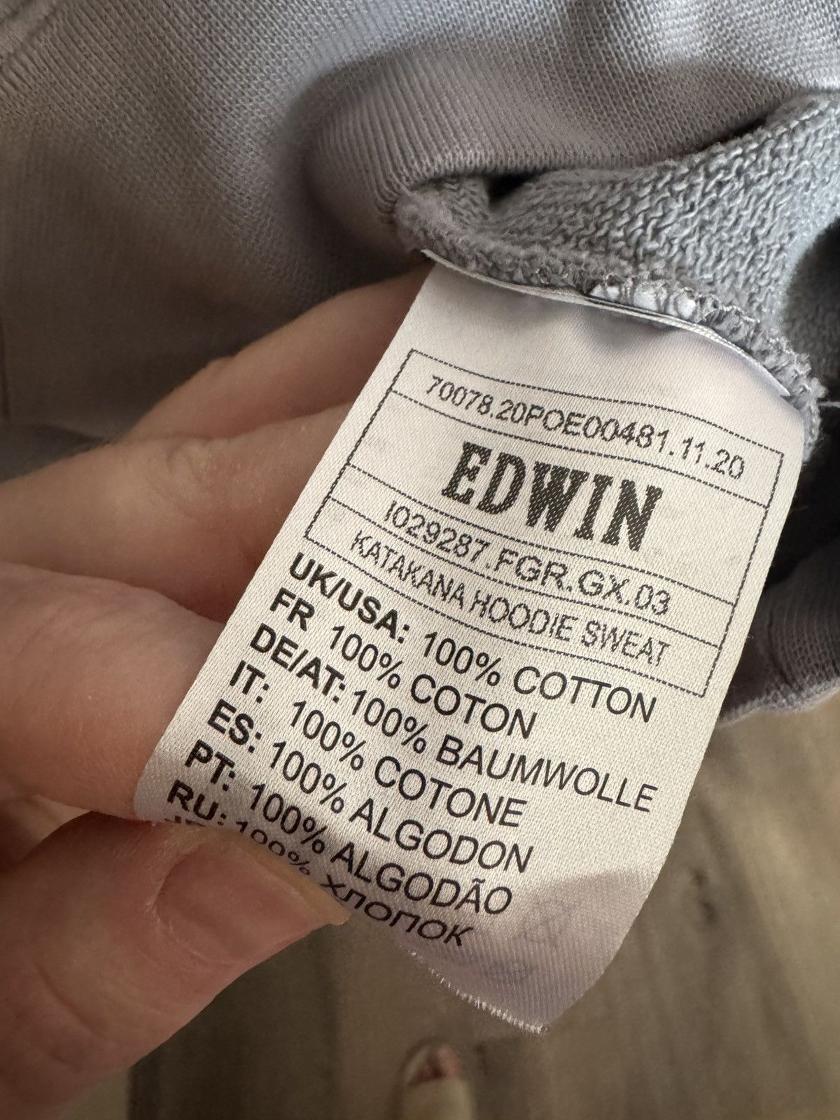 Edwin Edwin Katakana hoodie Size US XL / EU 56 / 4 - 3 Thumbnail