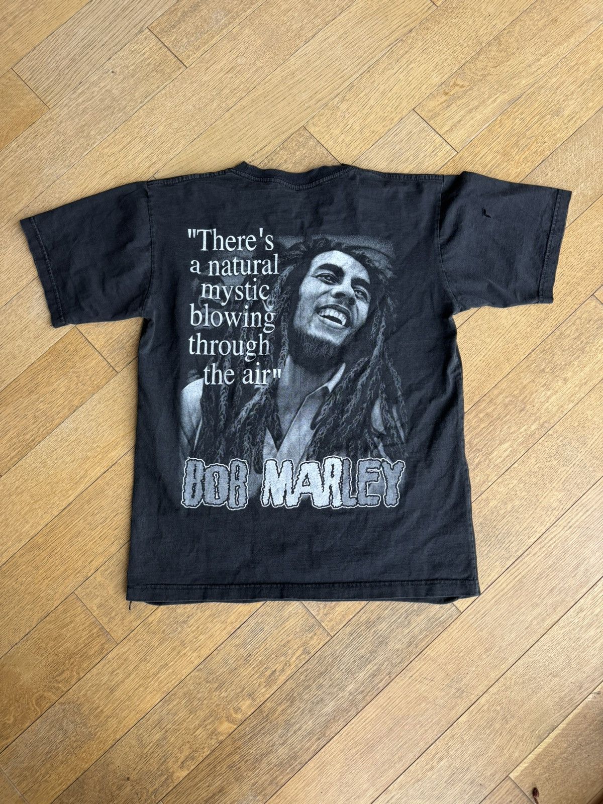 Band Tees × Bob Marley × Vintage Bob Marley Natural Mystic T-Shirt Size US S / EU 44-46 / 1 - 2 Thumbnail