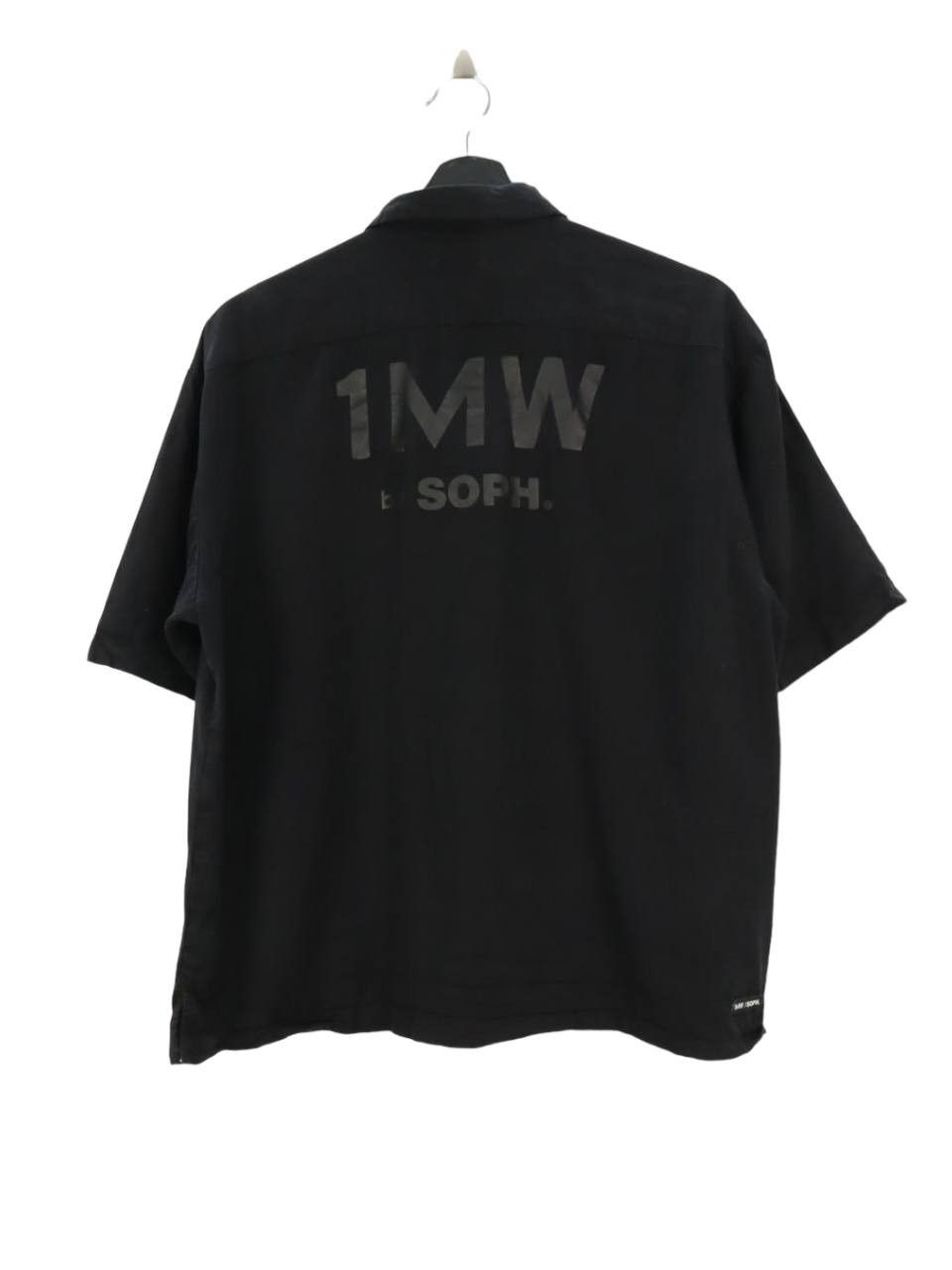 image of Sophnet 1Mw Rayon Boxy Cut Shirt in Black, Men's (Size Medium)
