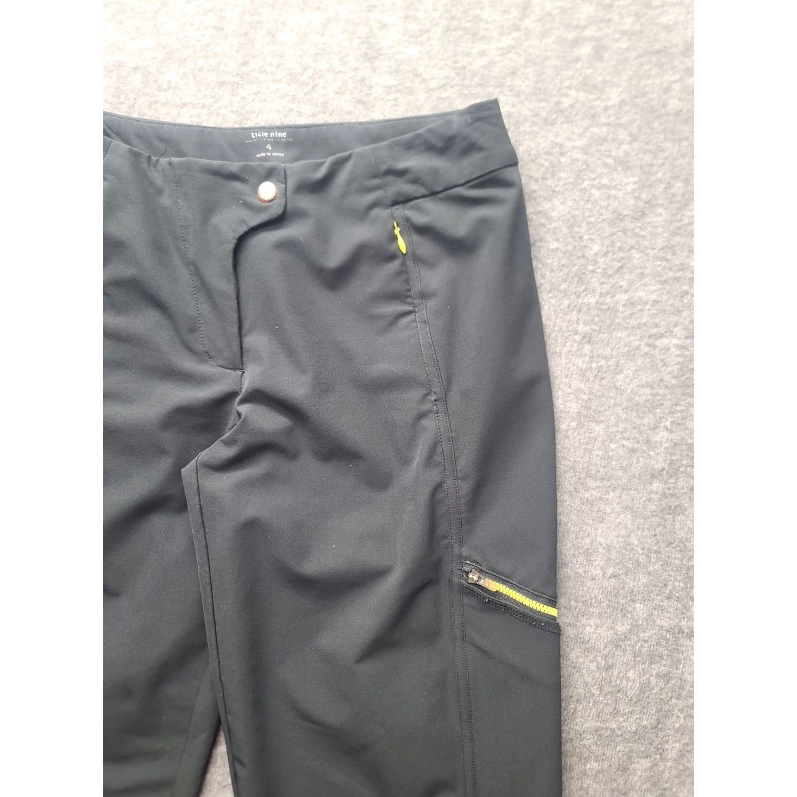 Vintage Title Nine Genie Womens Cargo Hiking Pants Regular 4x32 Black Twill Pocket Stretch Outdoor Workwear Size 27" / US 4 / IT 40 - 7 Thumbnail