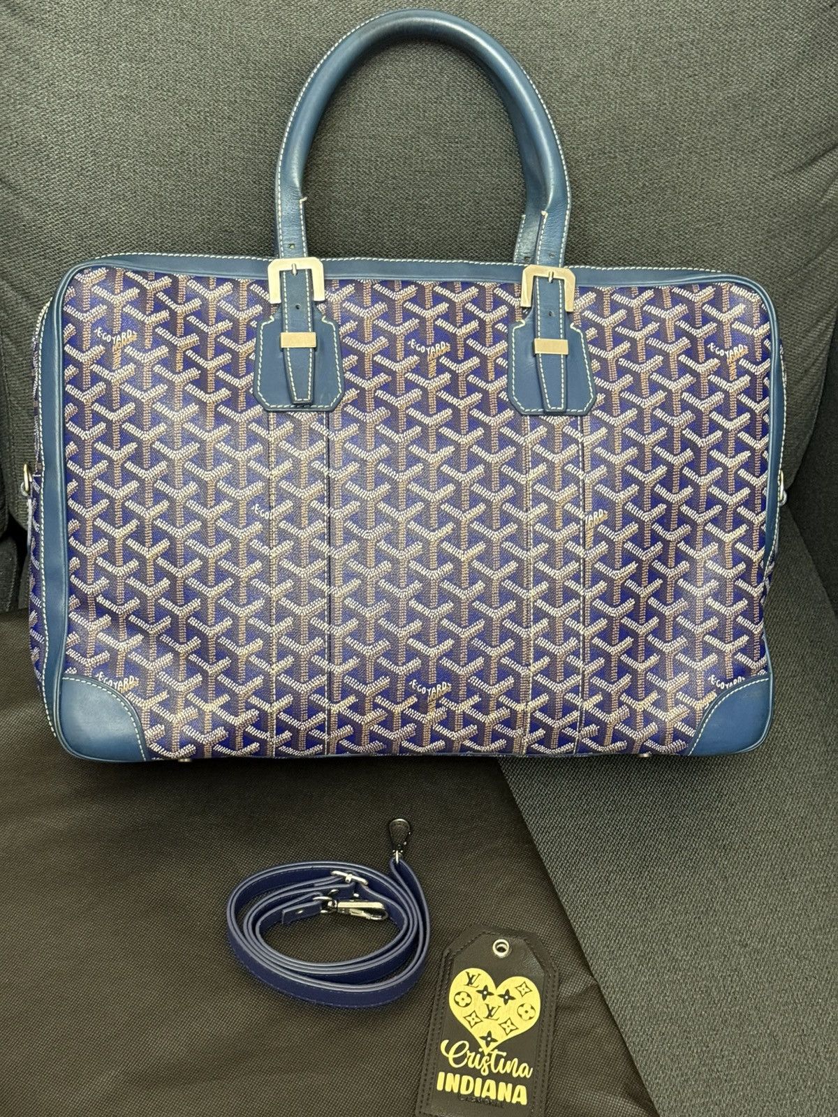 Goyard Goyard Blue Ambassade briefcase Size ONE SIZE - 5 Thumbnail
