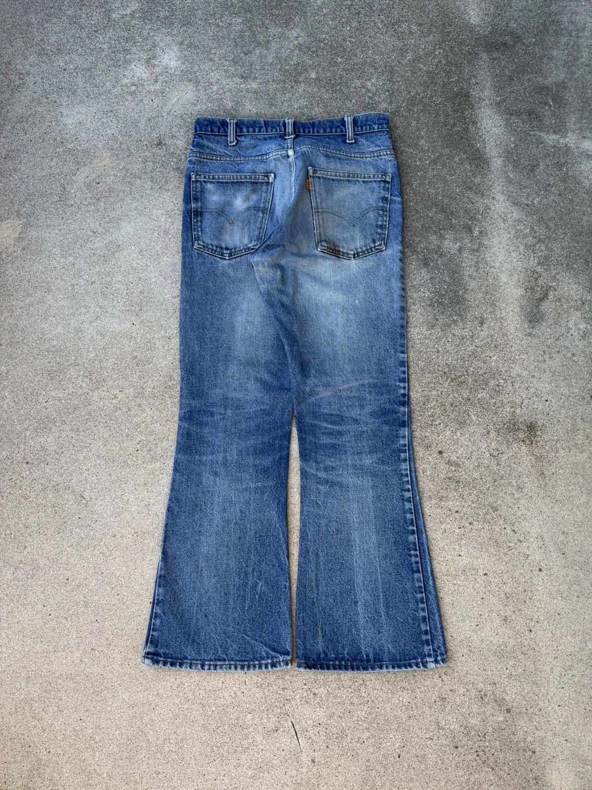 Vintage 70’s Levi’s 646 Bellbottom shops Flare Distressed Denim Jeans Men’s 31x29 USA.