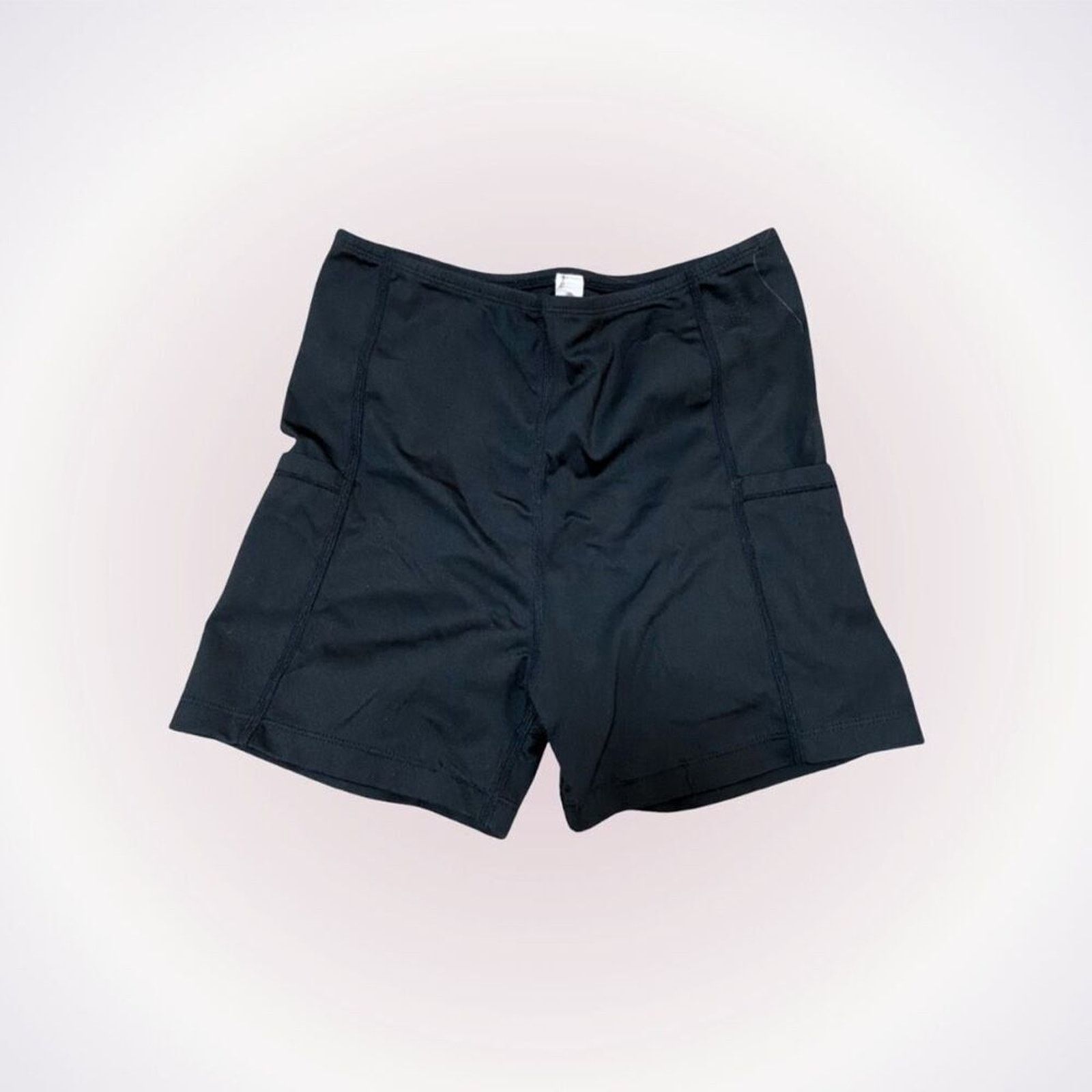 Other Black Athletic Bike Shorts with Side Pockets | Sz S Size 27" / US 4 / IT 40 - 1 Thumbnail