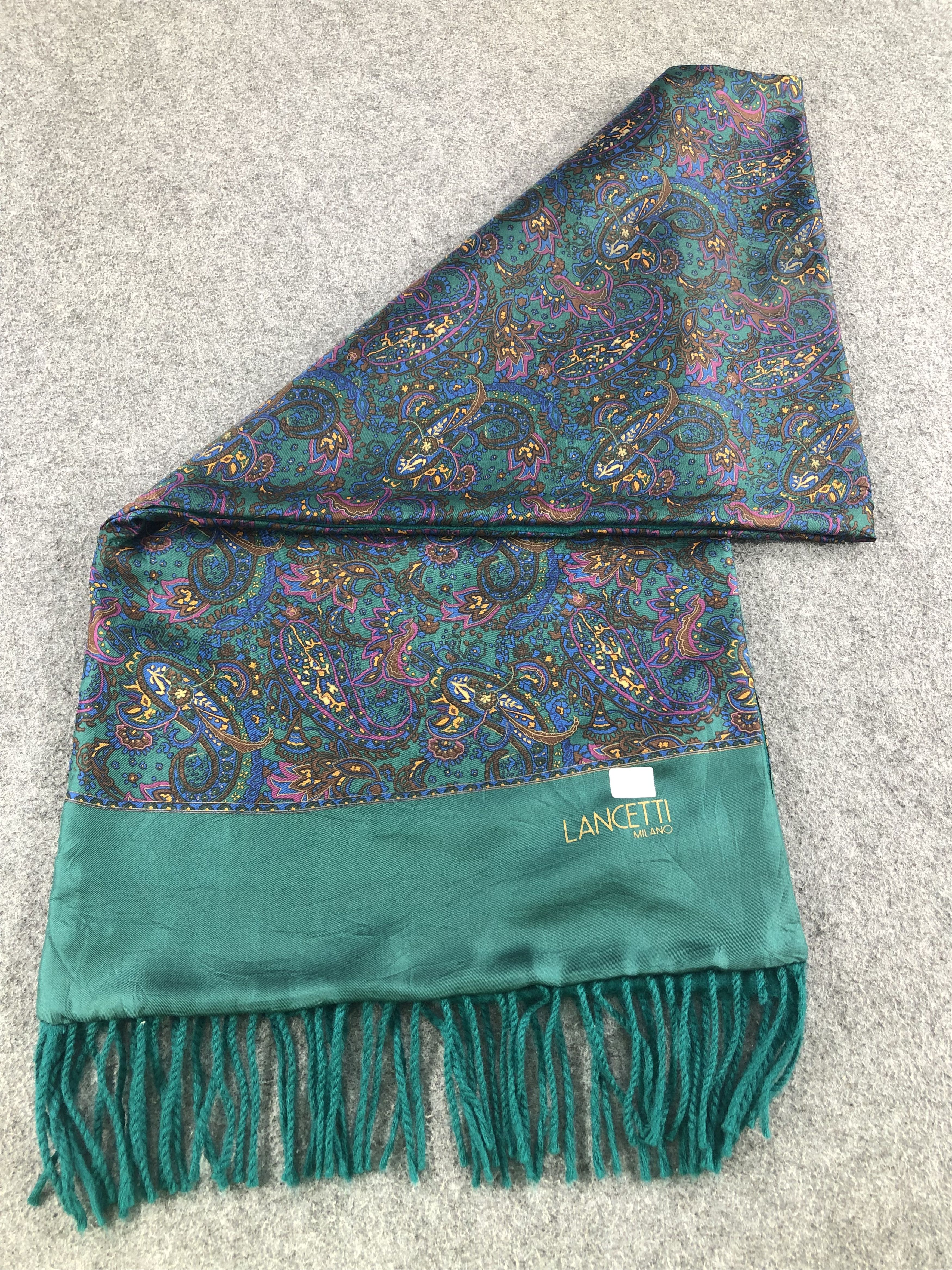 Lui di Lancetti Lancetti Milano Scarf / Silk Scarf / Neckwear / Muffler Size ONE SIZE - 5 Thumbnail