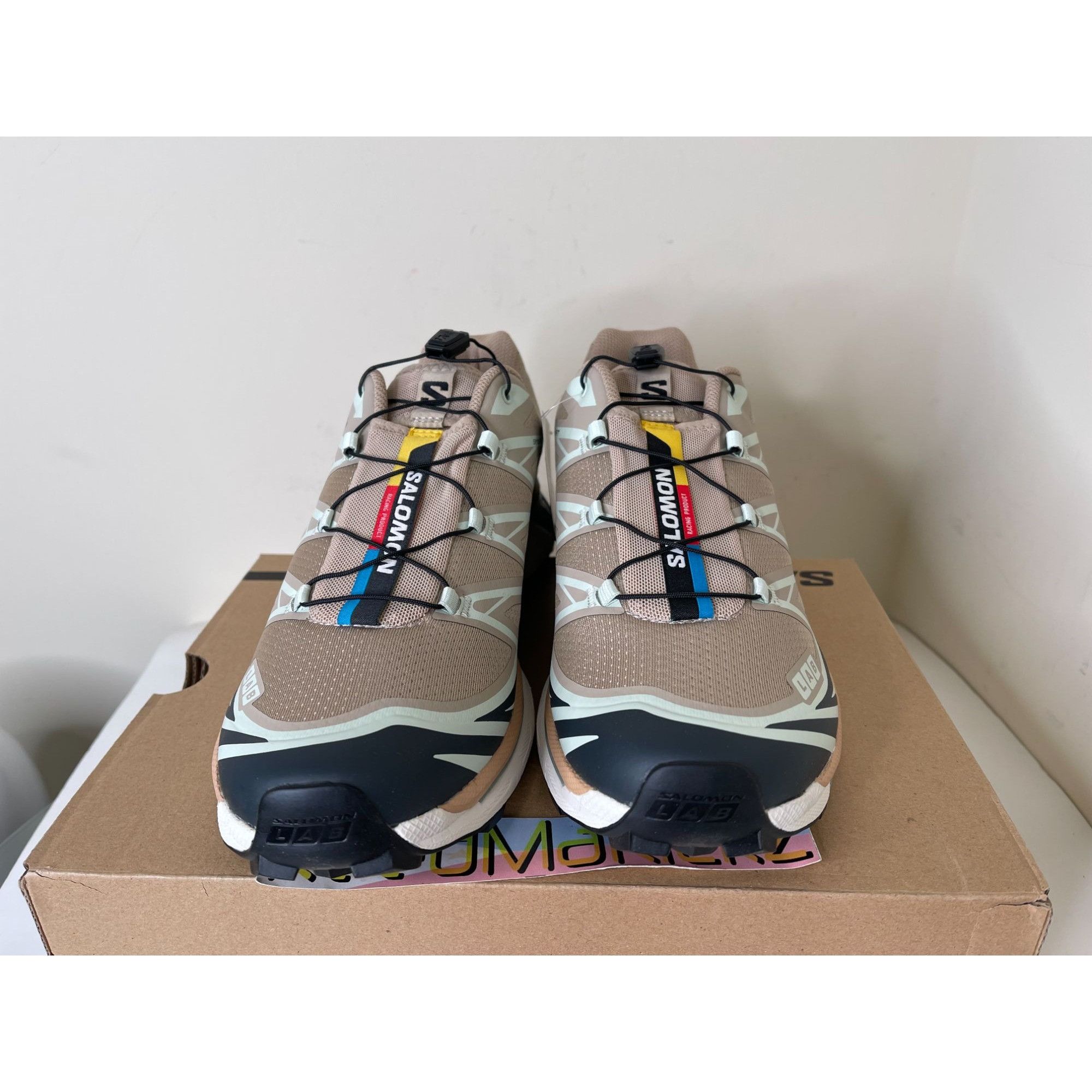 Salomon Salomon XT-6 Oxford Tan Carbon Aqua Mens 11.5us Size US 11.5 / EU 44-45 - 3 Thumbnail