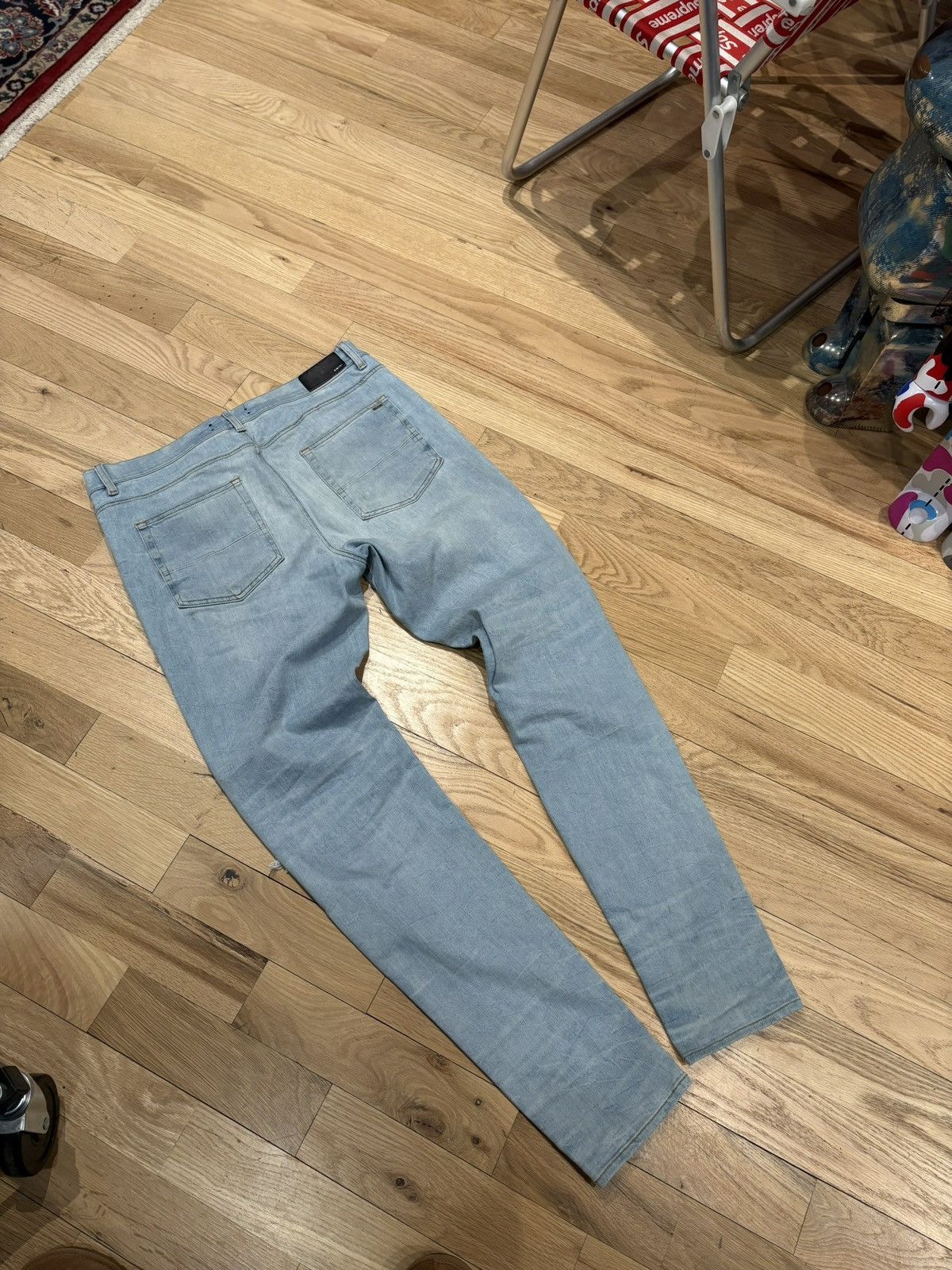 Amiri Amiri Jeans Light Wash Distressed Size 38 Size US 38 / EU 54 - 2 Thumbnail
