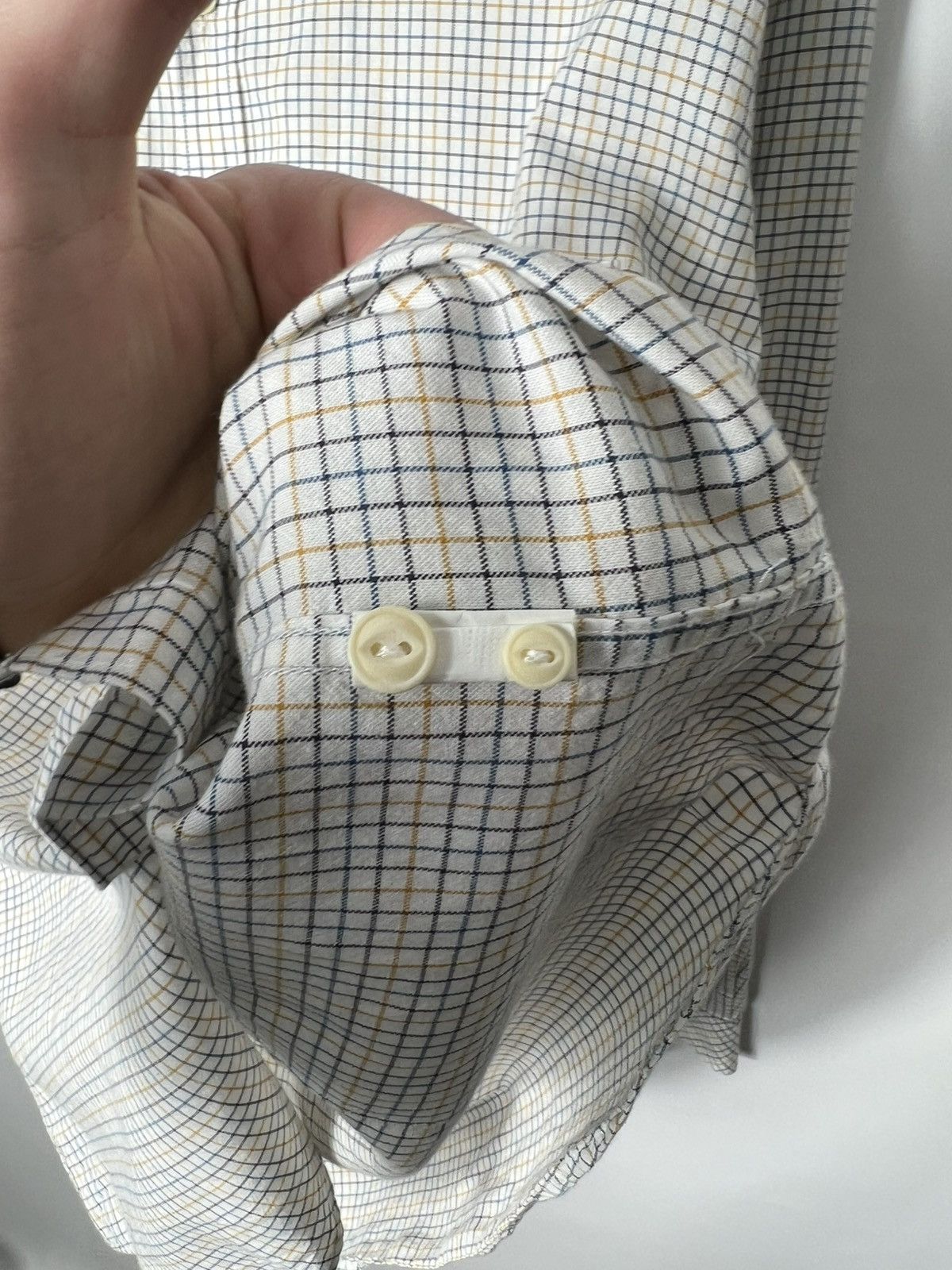 Barbour Vintage streetwear designer Barbour Plaid Button Up Shirt Size US XL / EU 56 / 4 - 6 Thumbnail